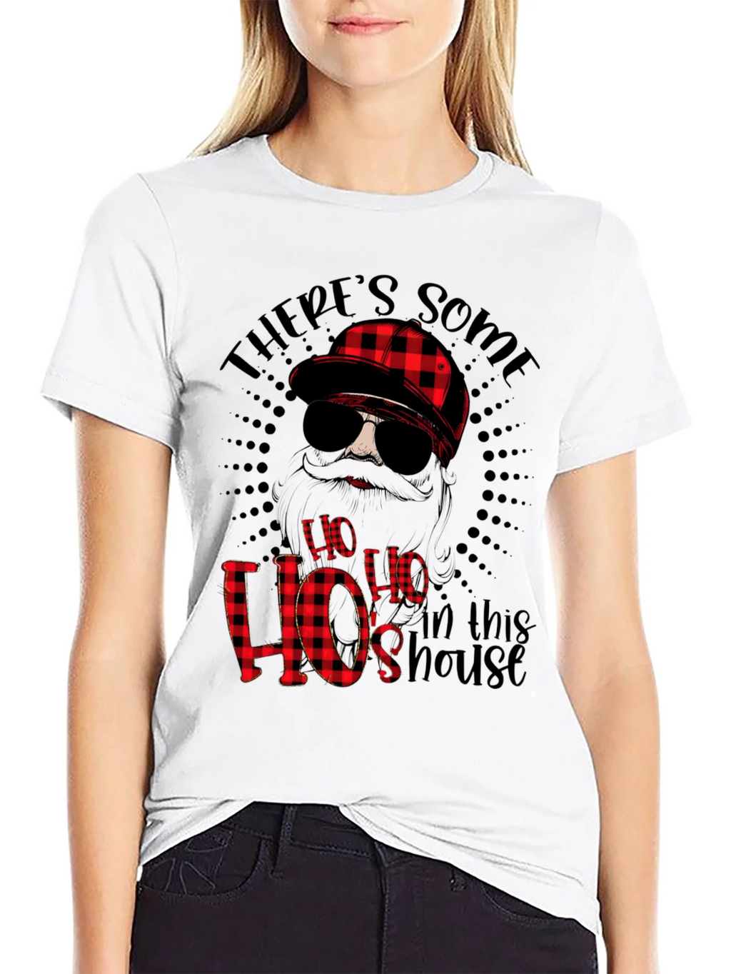 Funny Theres Some Hos in This House Graphic Tee product image 11