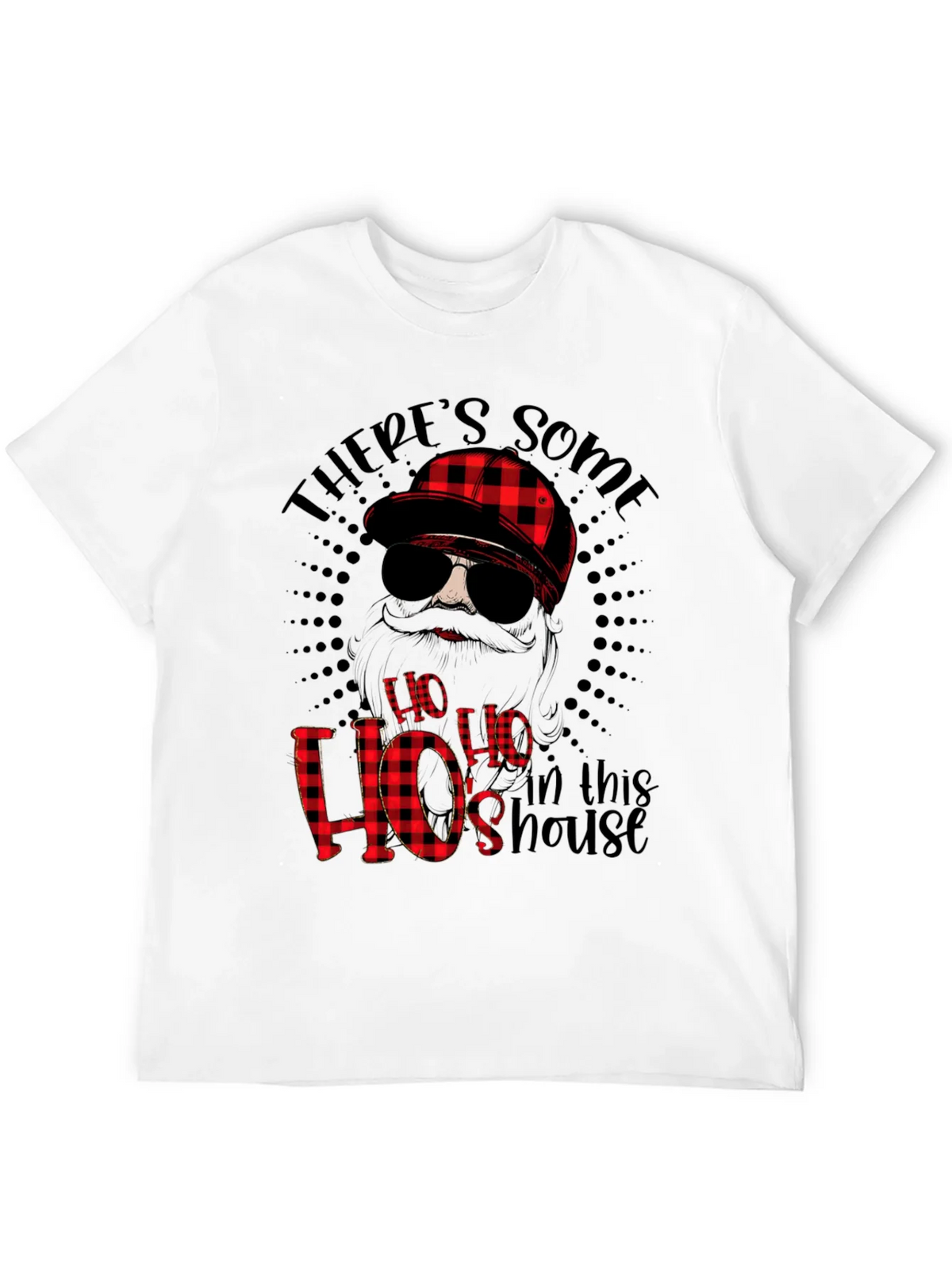 Funny Theres Some Hos in This House Graphic Tee product image 3
