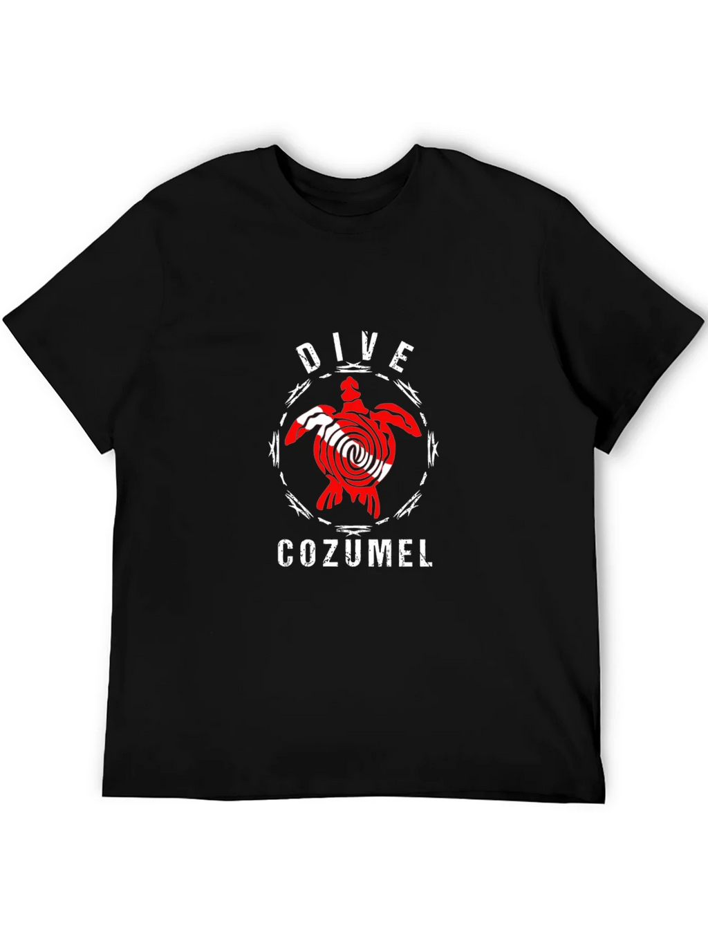 Dive Cozumel Black T-Shirt - Turtle Design product image 8