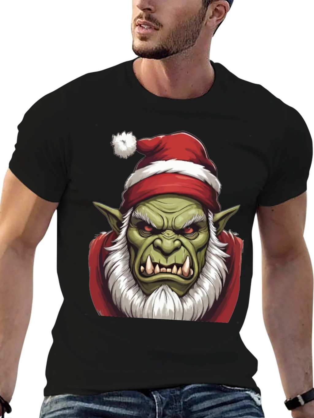 Festive Orc T-Shirt - Holiday Grump product image 9