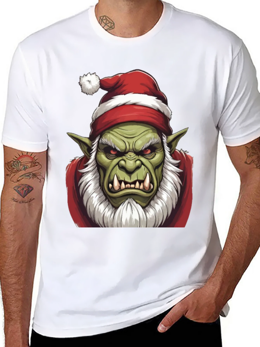 Festive Orc T-Shirt - Holiday Grump product image 10