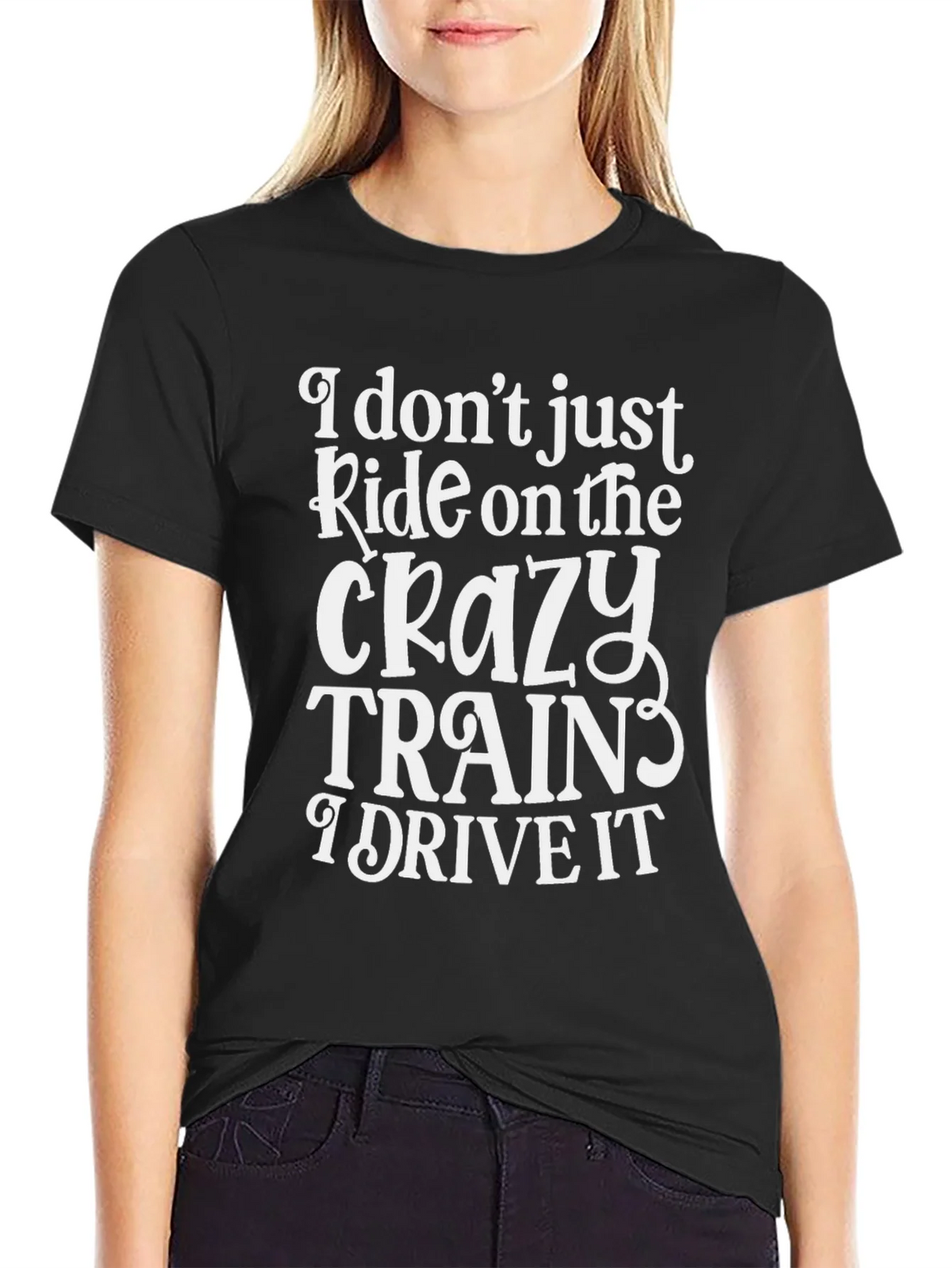 Crazy Train T-Shirt - Humorous Design product image 5