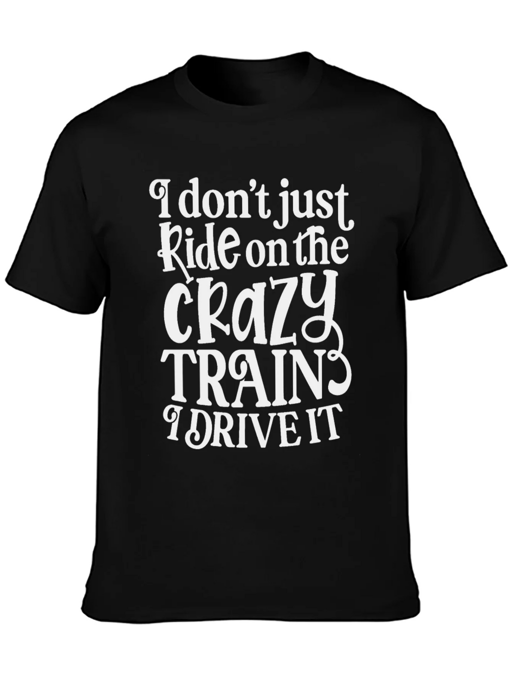 Crazy Train T-Shirt - Humorous Design product image 6