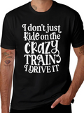 Crazy Train T-Shirt - Humorous Design product image 1