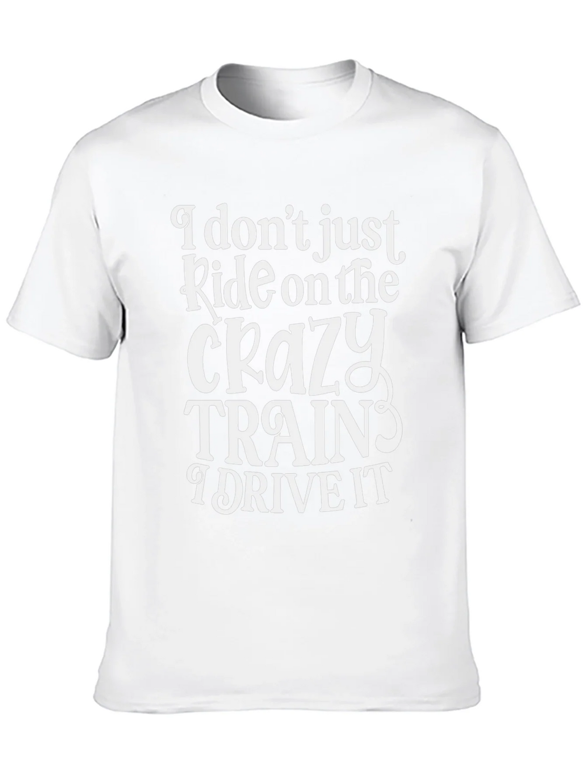 Crazy Train T-Shirt - Humorous Design product image 12