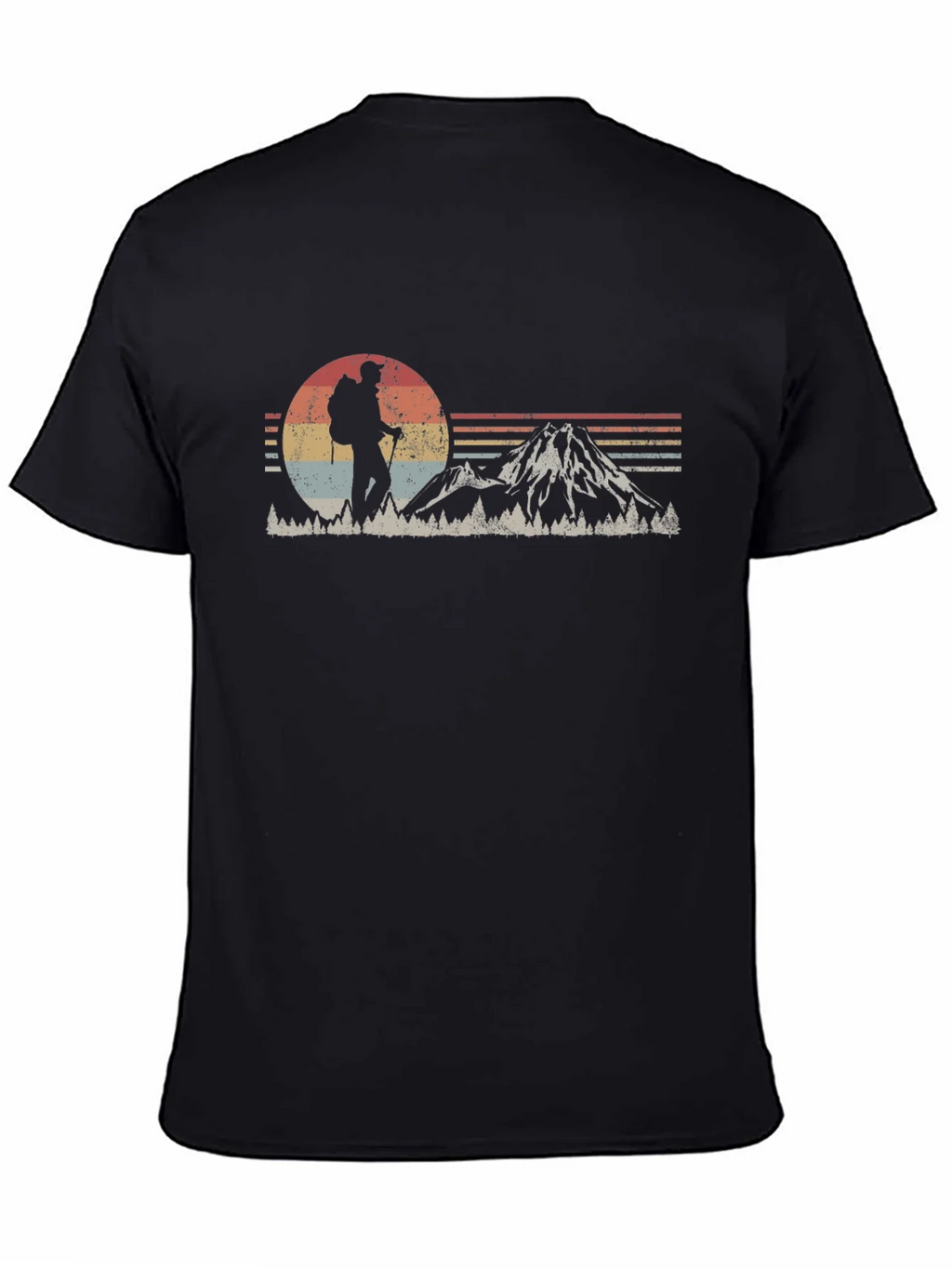 Retro Hiker T-Shirt - Mountain Adventure Tee product image 7