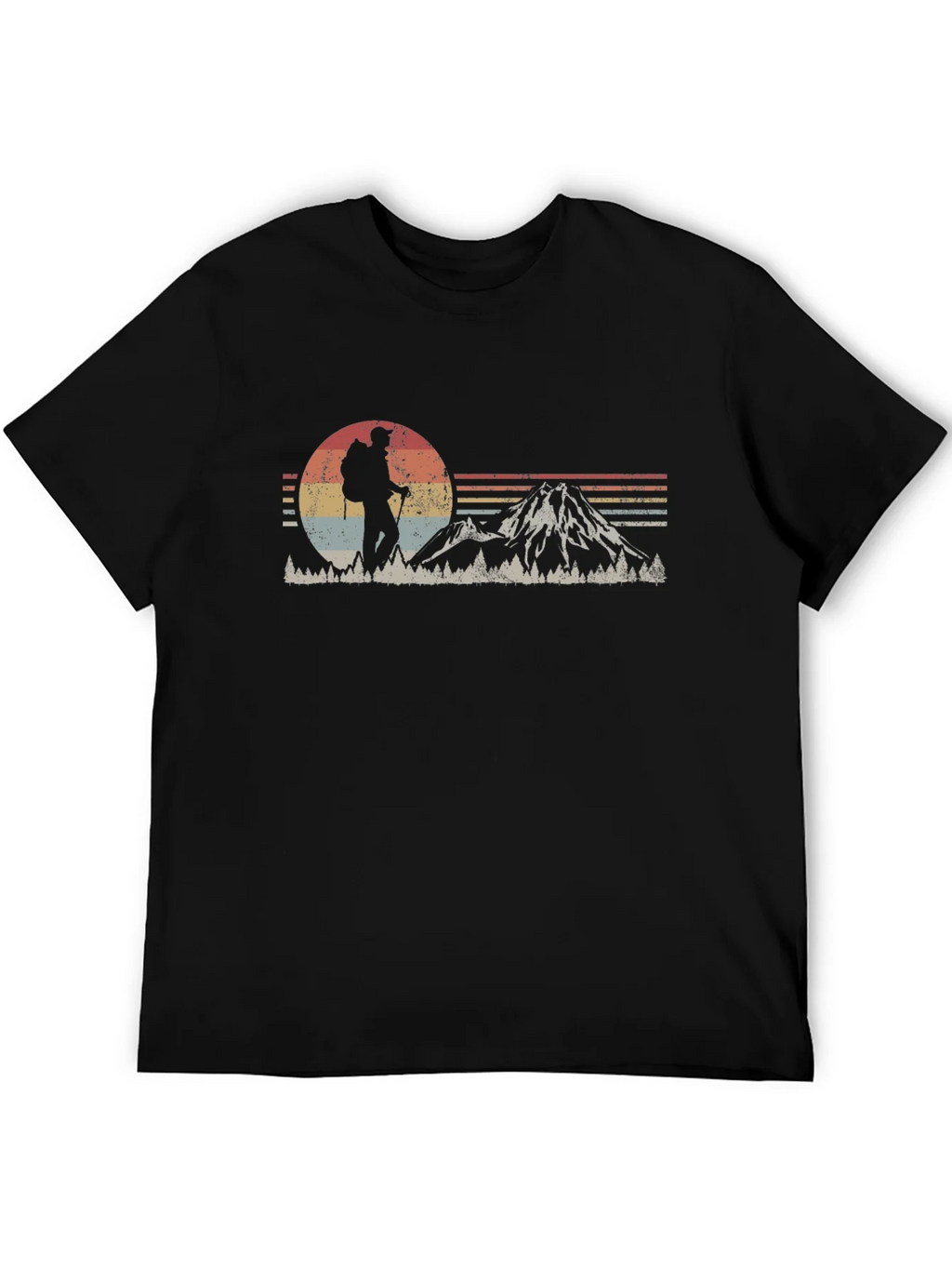 Retro Hiker T-Shirt - Mountain Adventure Tee product image 8