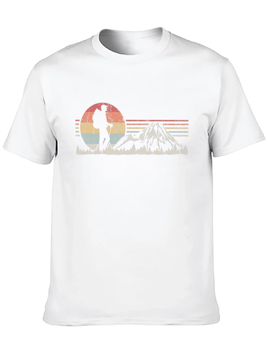 Retro Hiker T-Shirt - Mountain Adventure Tee product image 12