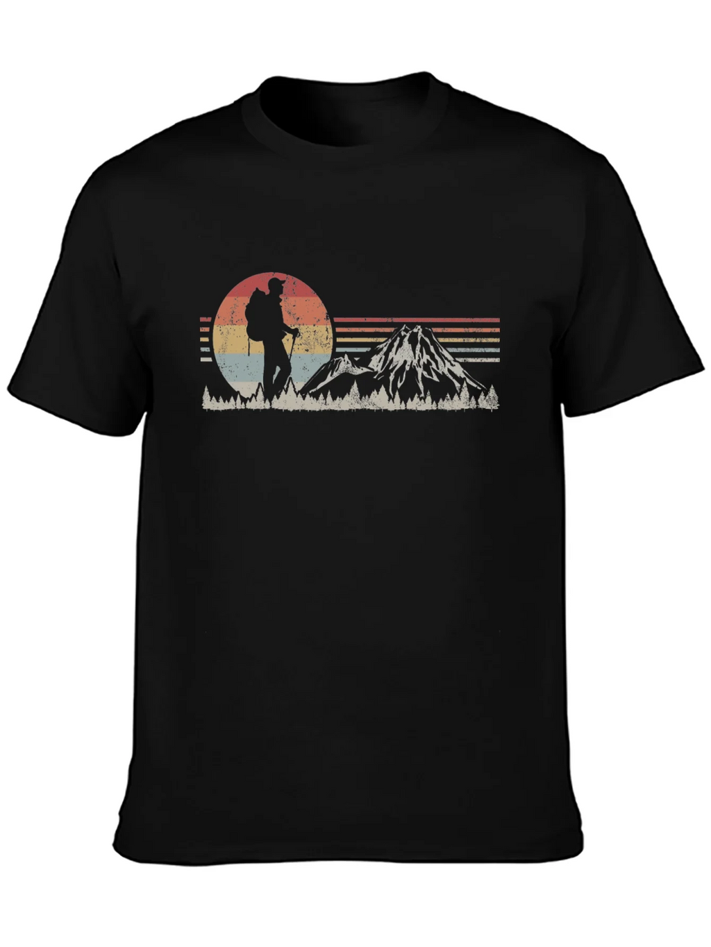 Retro Hiker T-Shirt - Mountain Adventure Tee product image 6