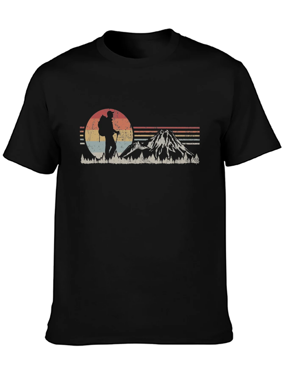 Retro Hiker T-Shirt - Mountain Adventure Tee product image 6