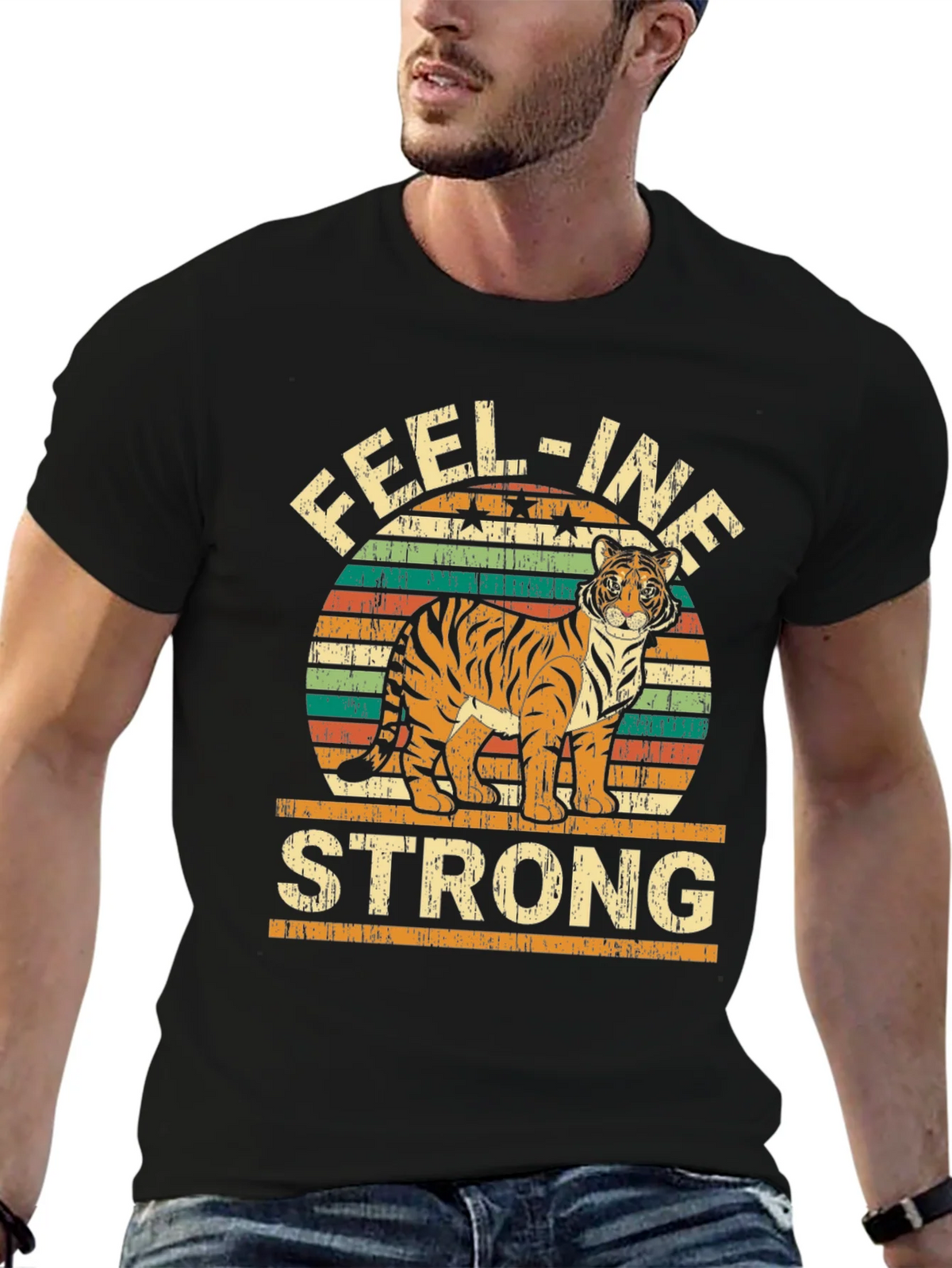 Feel-ine Strong Tiger Graphic Tee product image 9