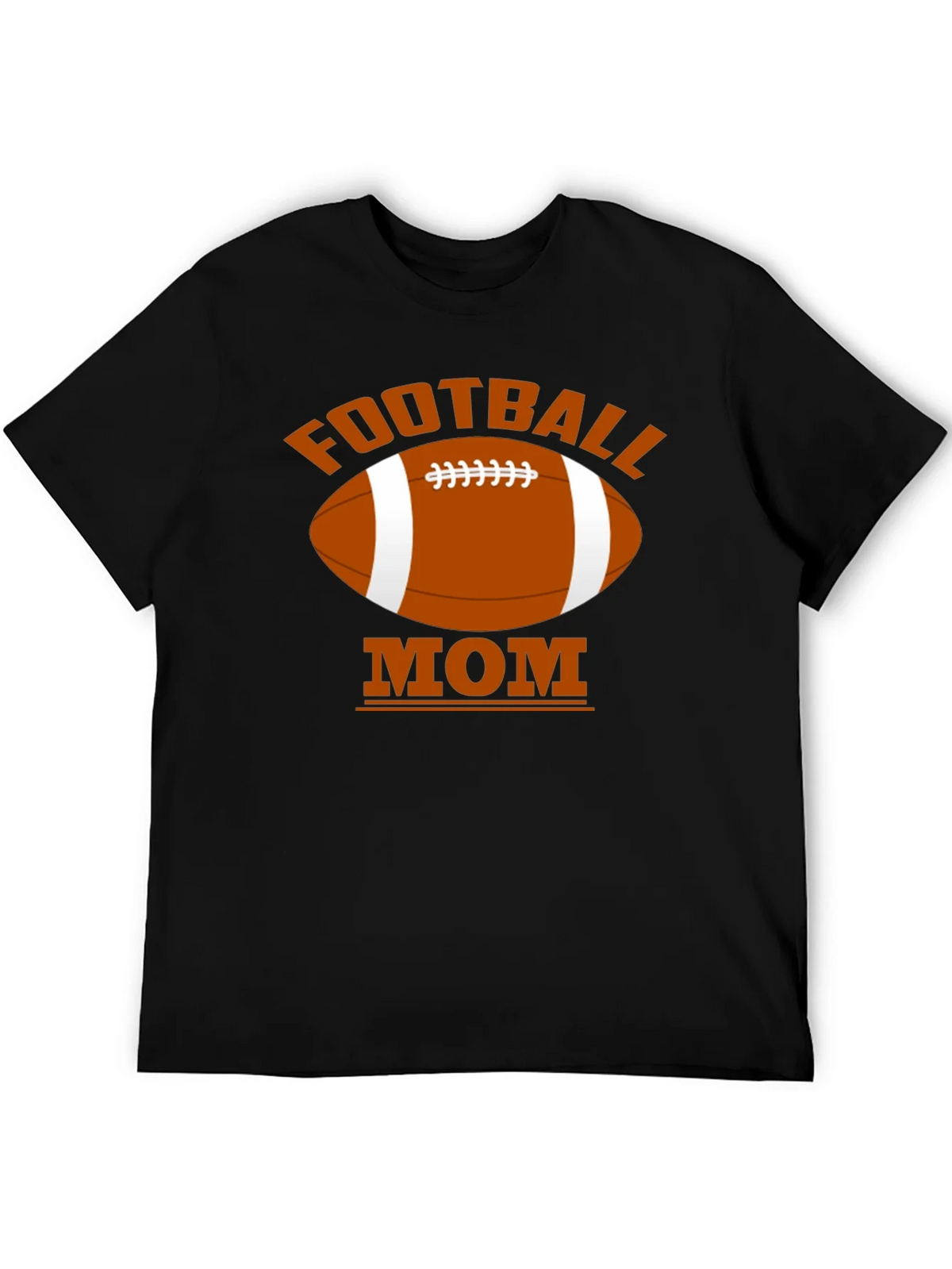 Football Mom Black T-Shirt product image 8
