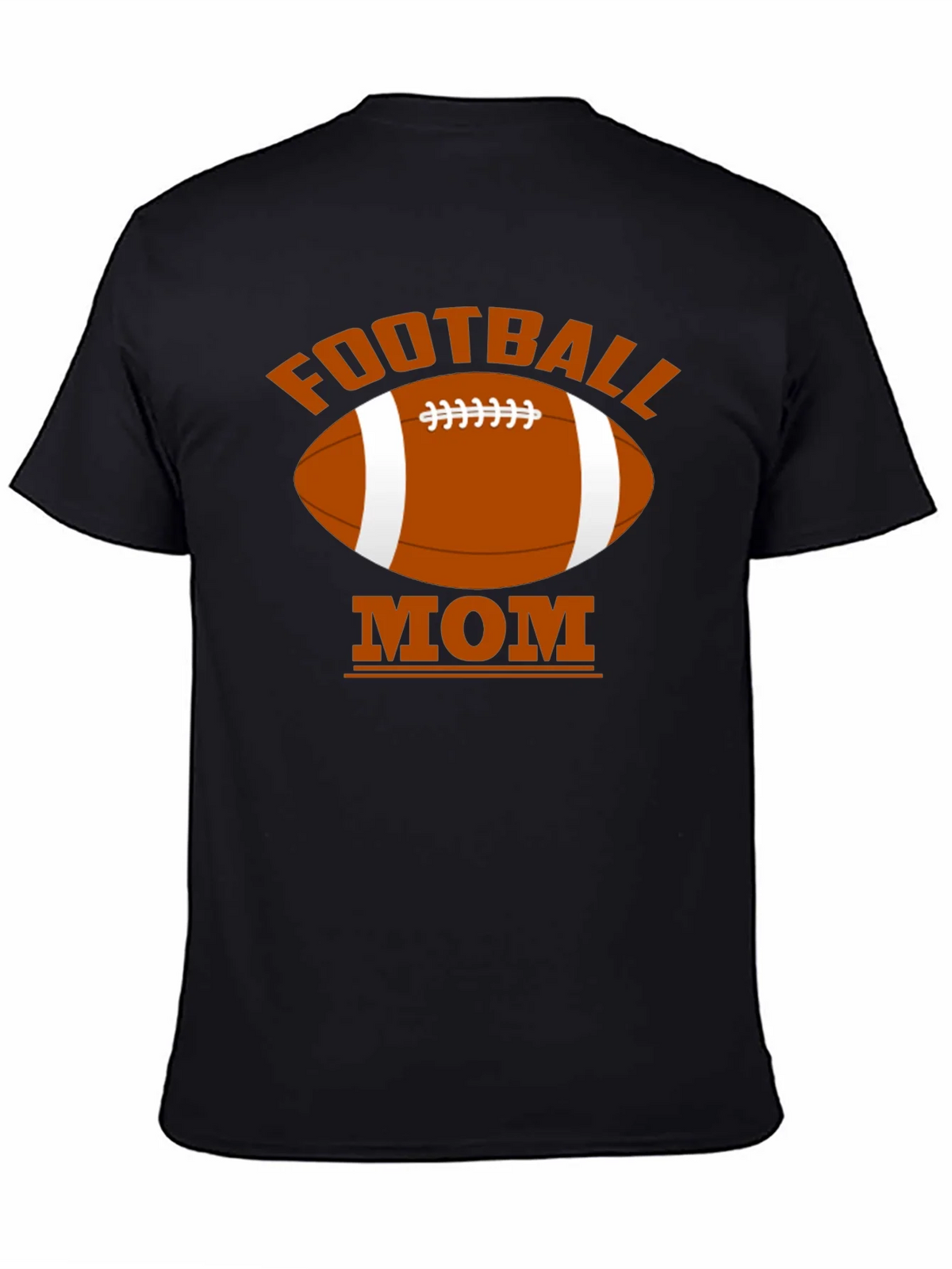 Football Mom Black T-Shirt product image 7