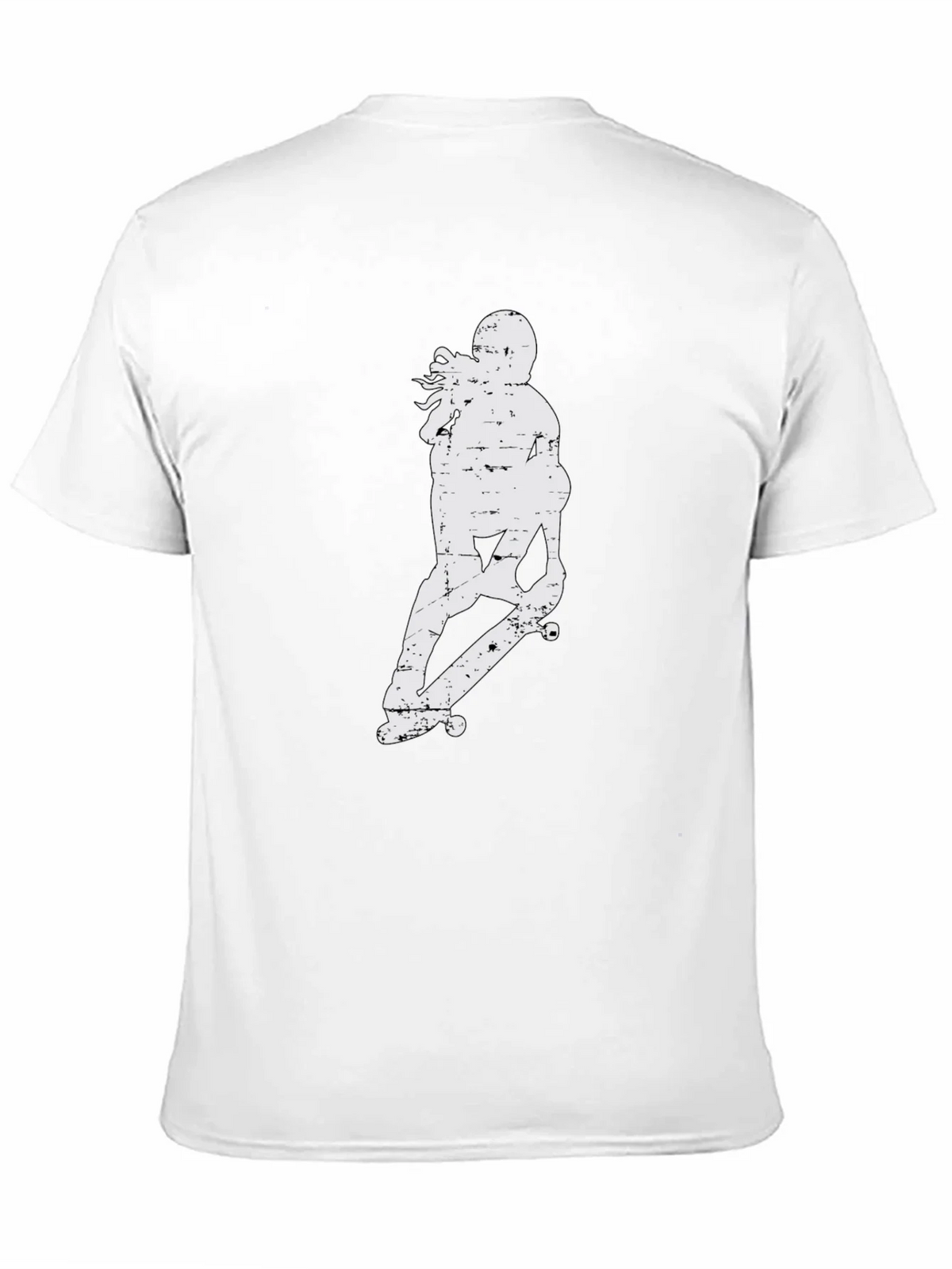 Skateboarder Graphic Tee - Casual Black T-Shirt product image 2