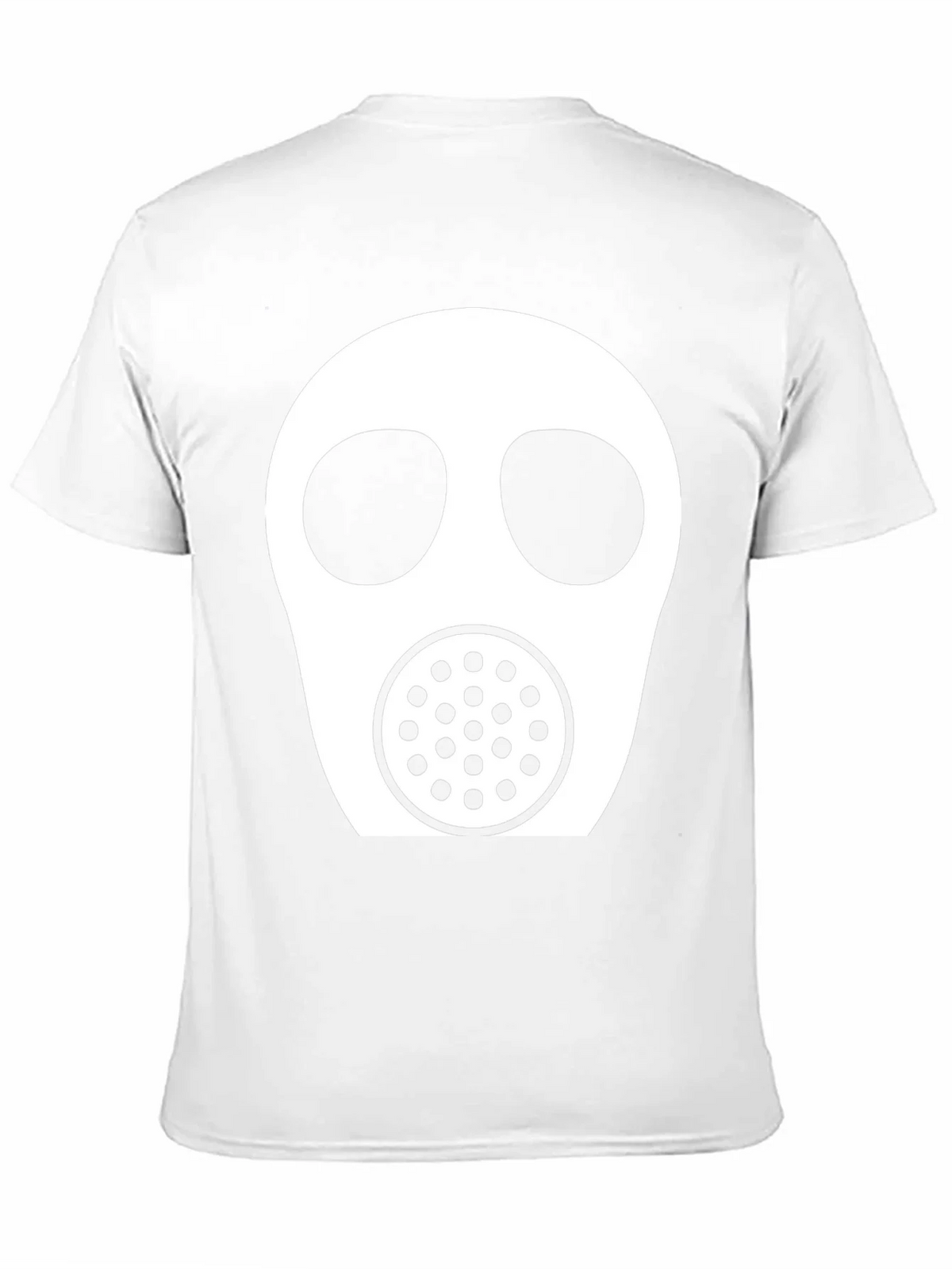 Gas Mask Graphic Tee - Black Casual T-Shirt product image 2