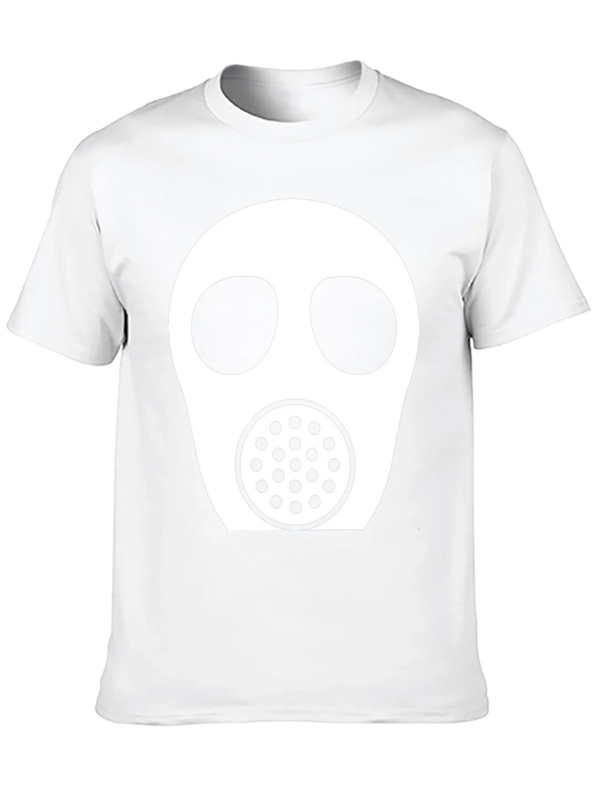 Gas Mask Graphic Tee - Black Casual T-Shirt product image 12