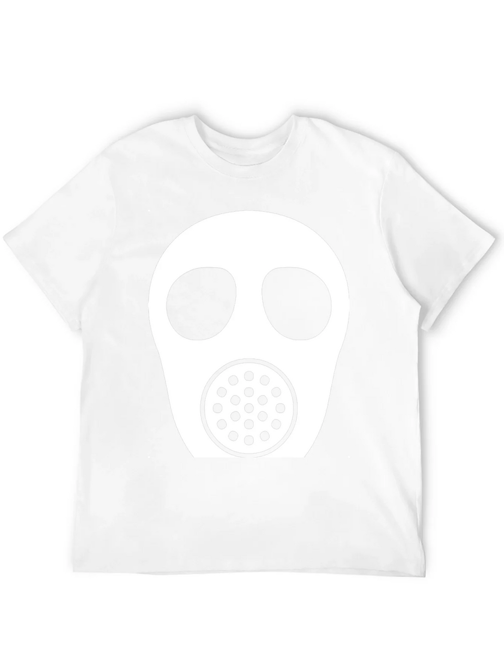 Gas Mask Graphic Tee - Black Casual T-Shirt product image 3