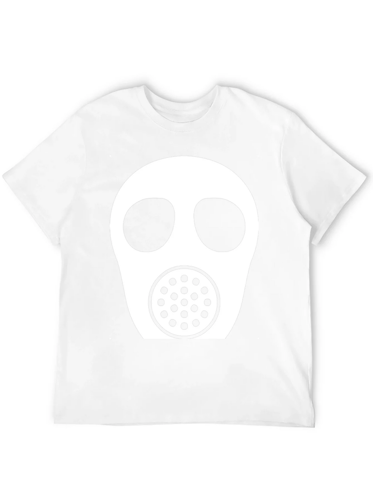 Gas Mask Graphic Tee - Black Casual T-Shirt product image 3