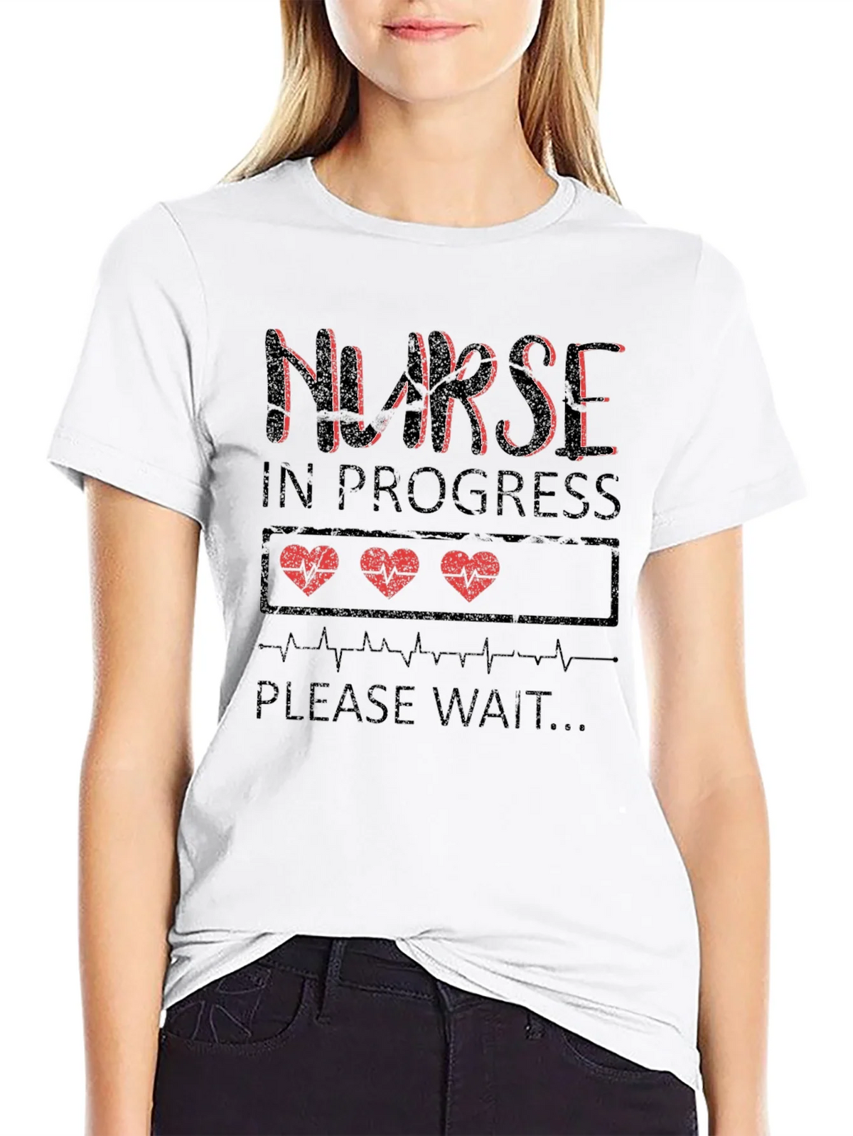 Nurse in Progress Graphic Tee product image 11