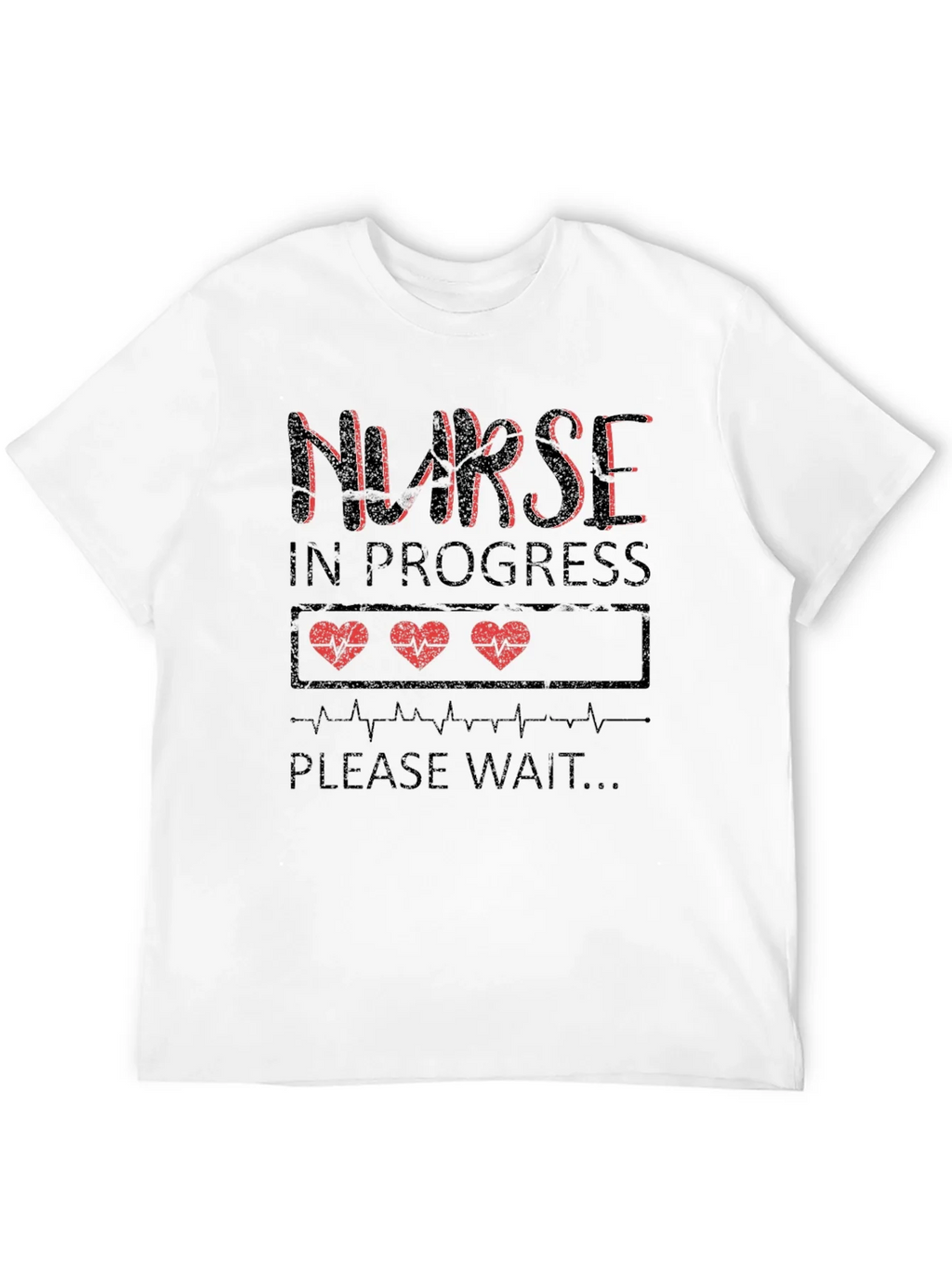 Nurse in Progress Graphic Tee product image 3