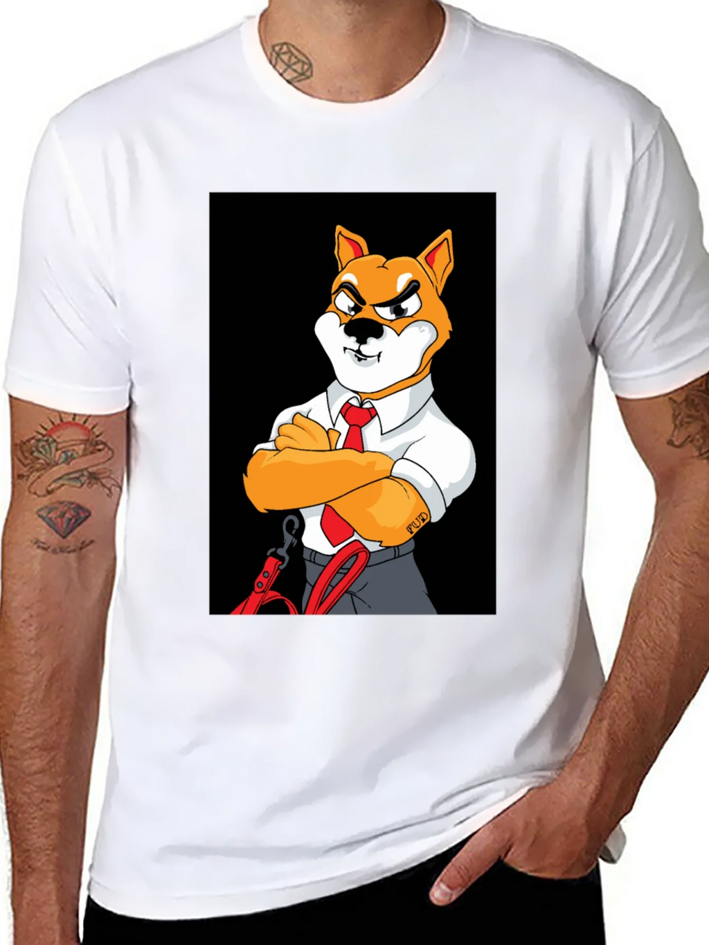 Dog Boss T-Shirt - Shiba Inu Cartoon Design product image 10