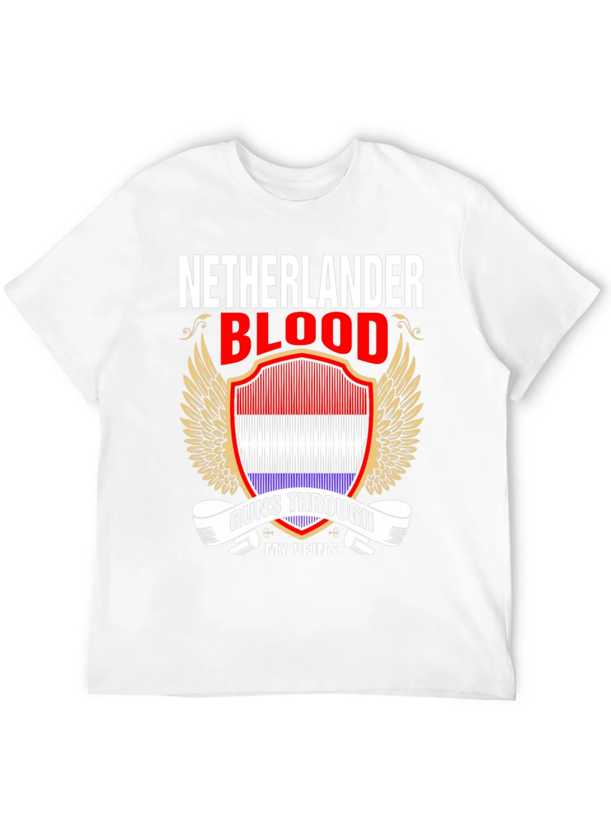 Netherlander Blood Runs Through My Veins T-Shirt product image 3