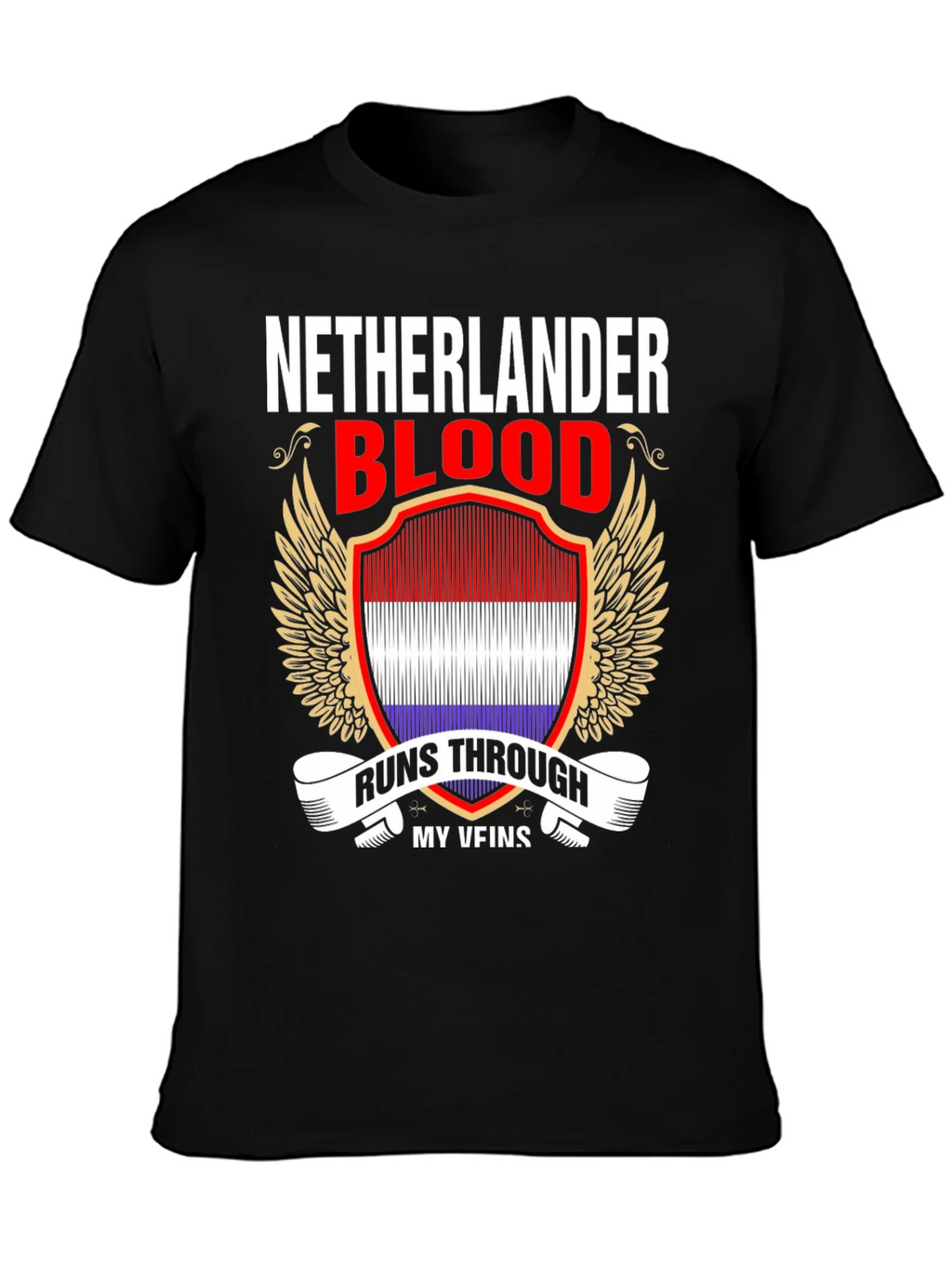 Netherlander Blood Runs Through My Veins T-Shirt product image 6