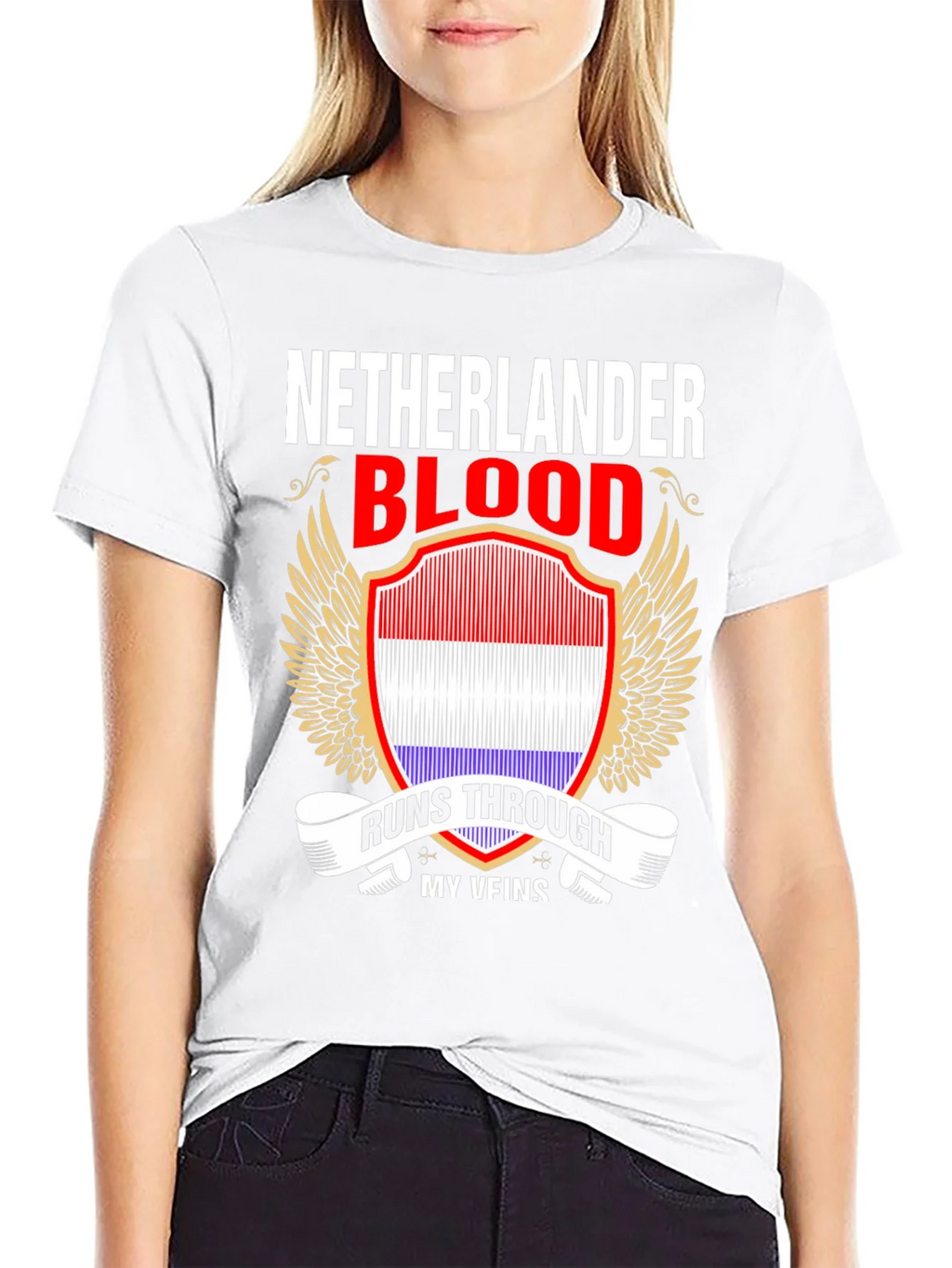 Netherlander Blood Runs Through My Veins T-Shirt product image 11