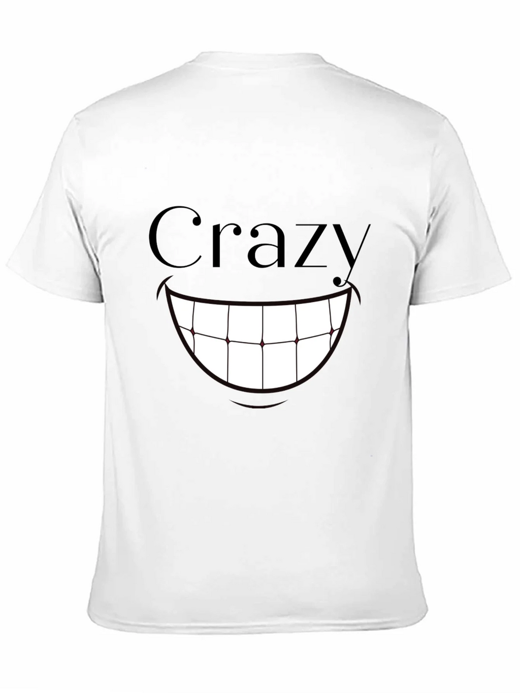 Crazy Smile Graphic Print T-Shirt - Black product image 2