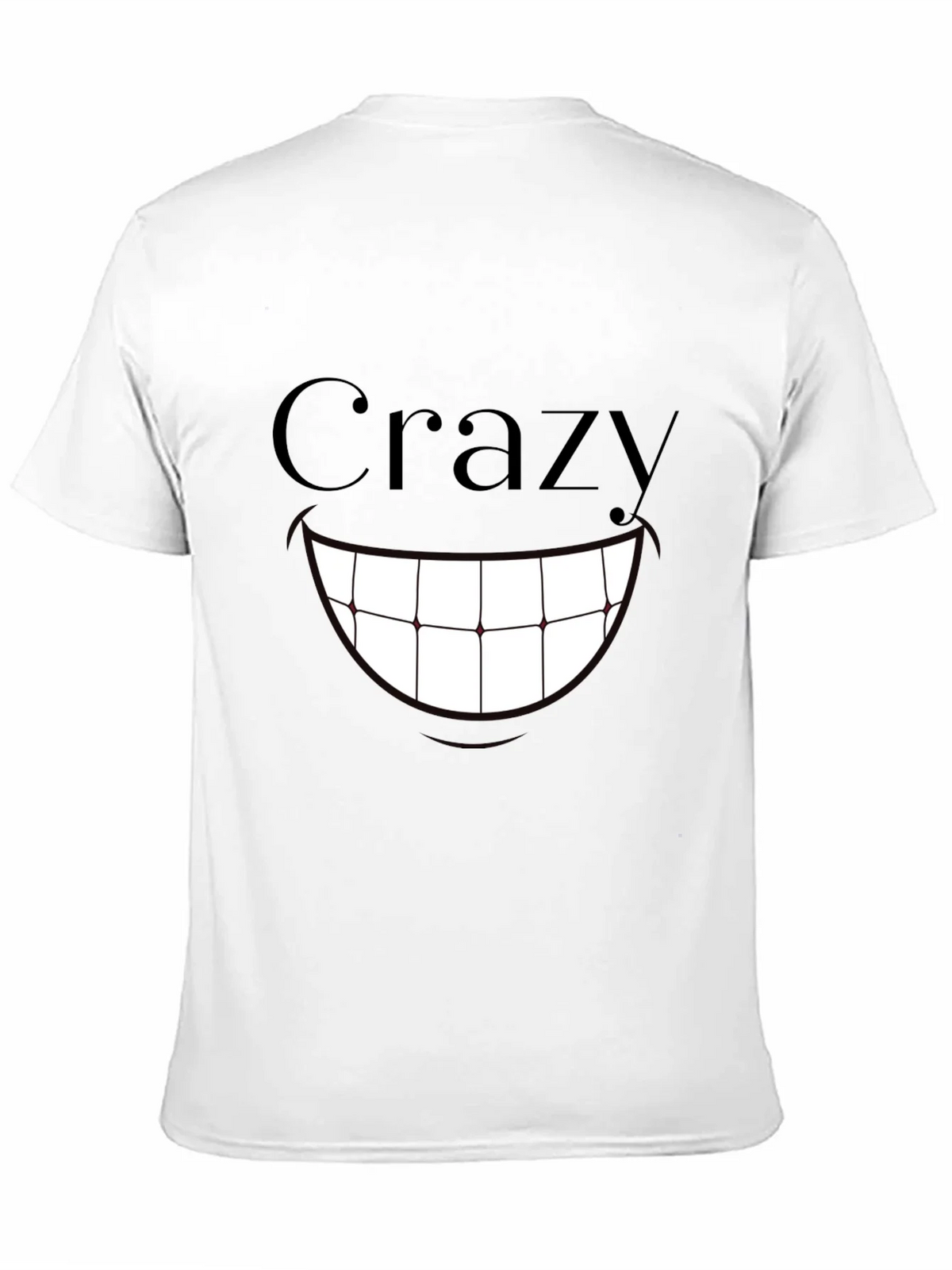 Crazy Smile Graphic Print T-Shirt - Black product image 2
