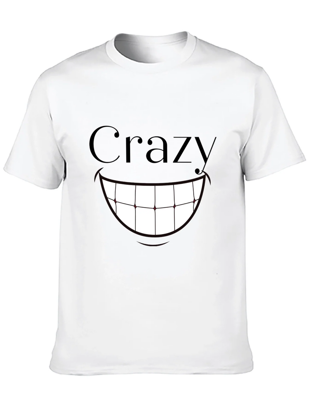 Crazy Smile Graphic Print T-Shirt - Black product image 12