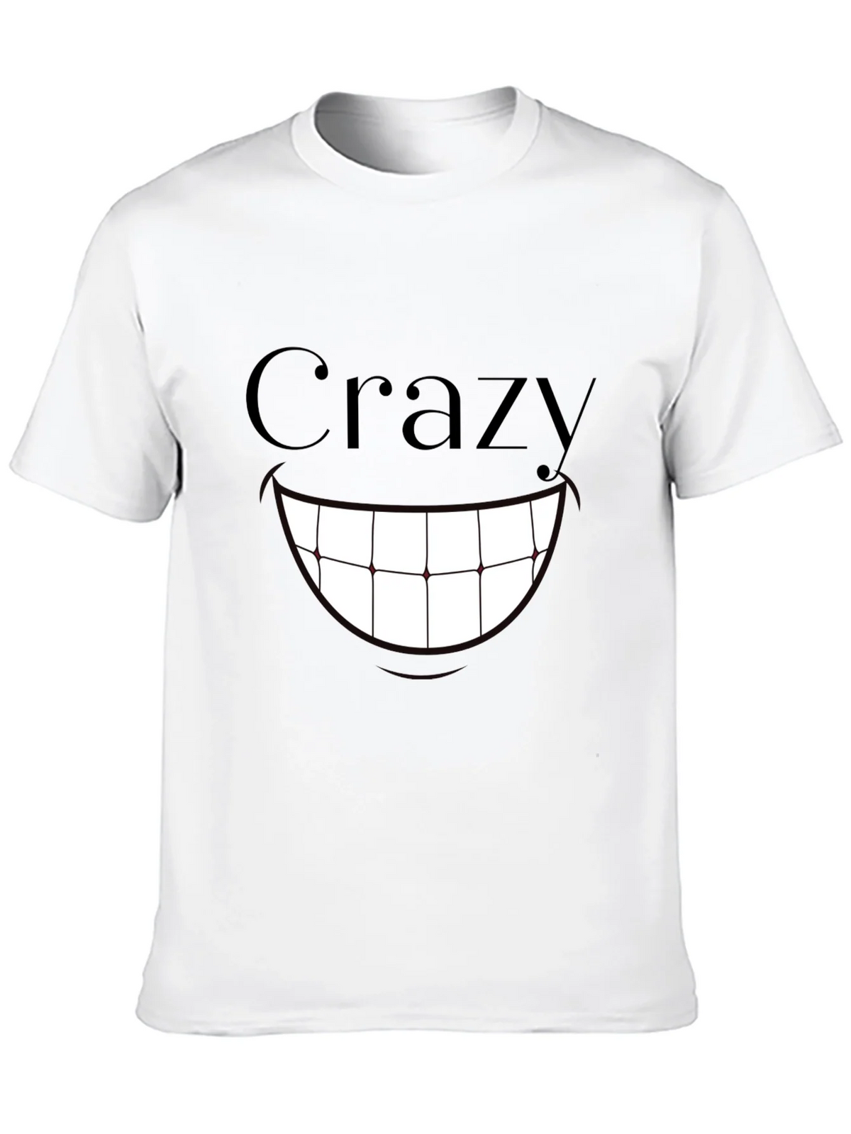 Crazy Smile Graphic Print T-Shirt - Black product image 12