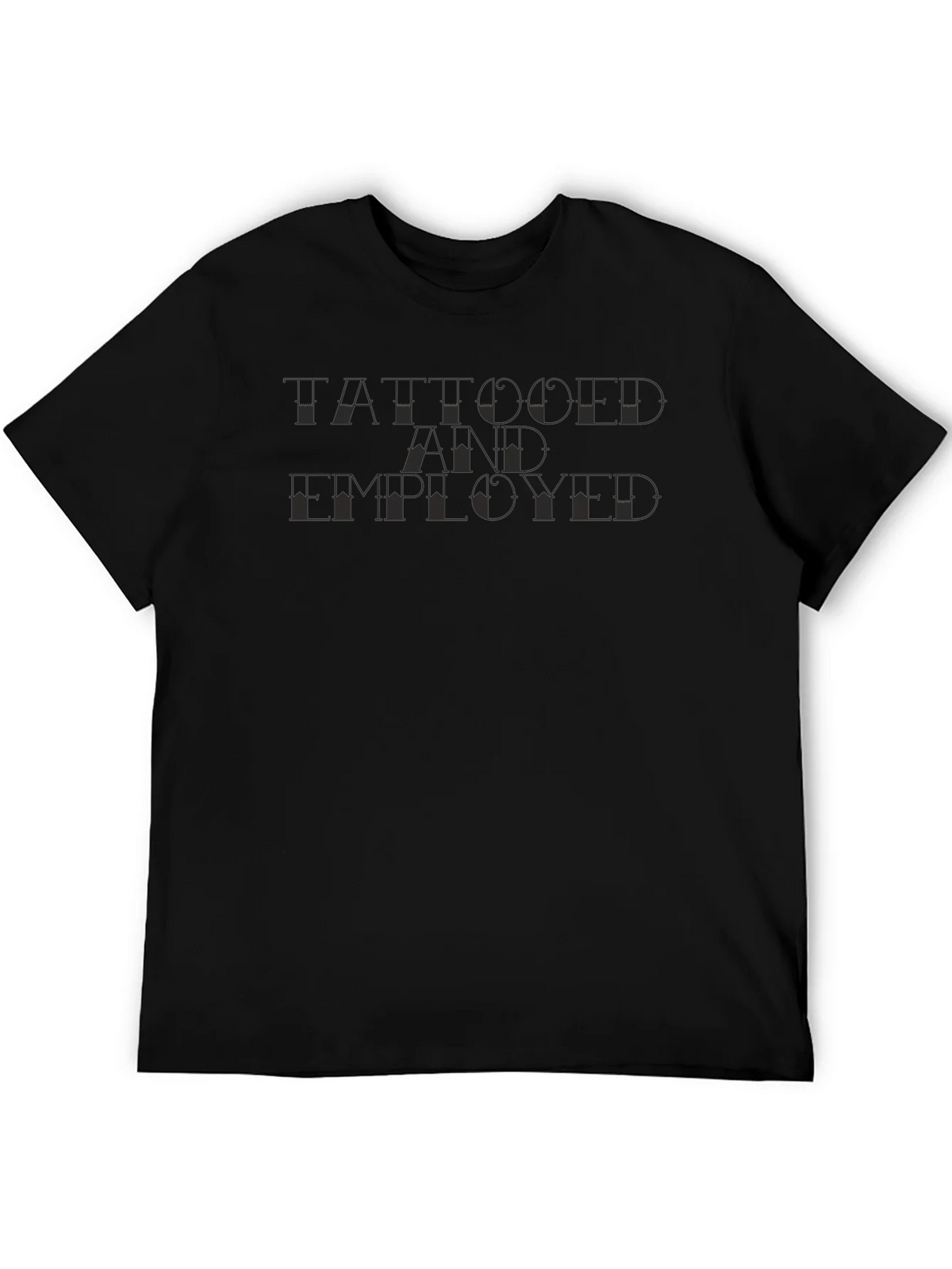 Tattooed and Employed Graphic Tee - Short Sleeve Crewneck product image 8