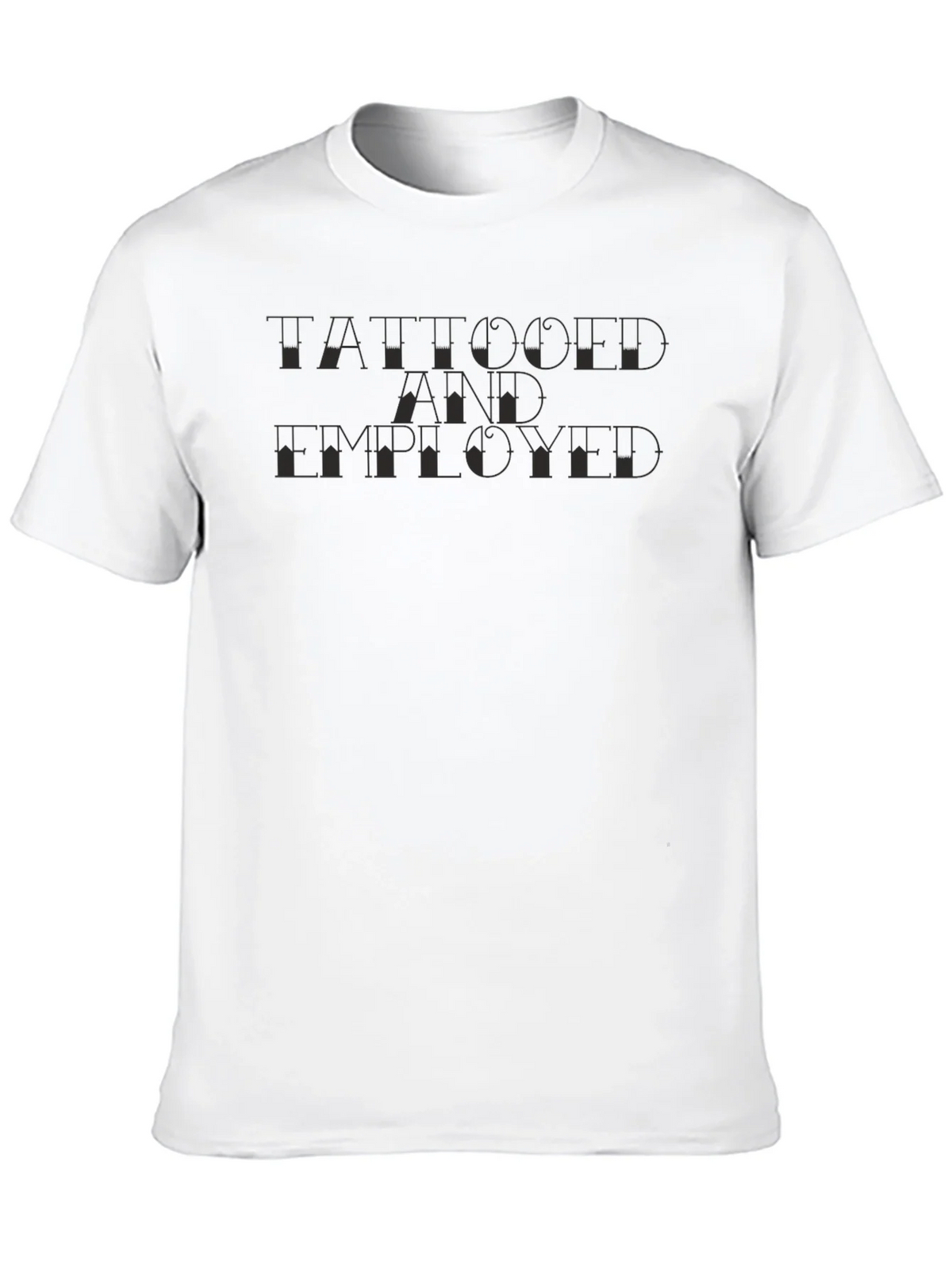 Tattooed and Employed Graphic Tee - Short Sleeve Crewneck product image 12