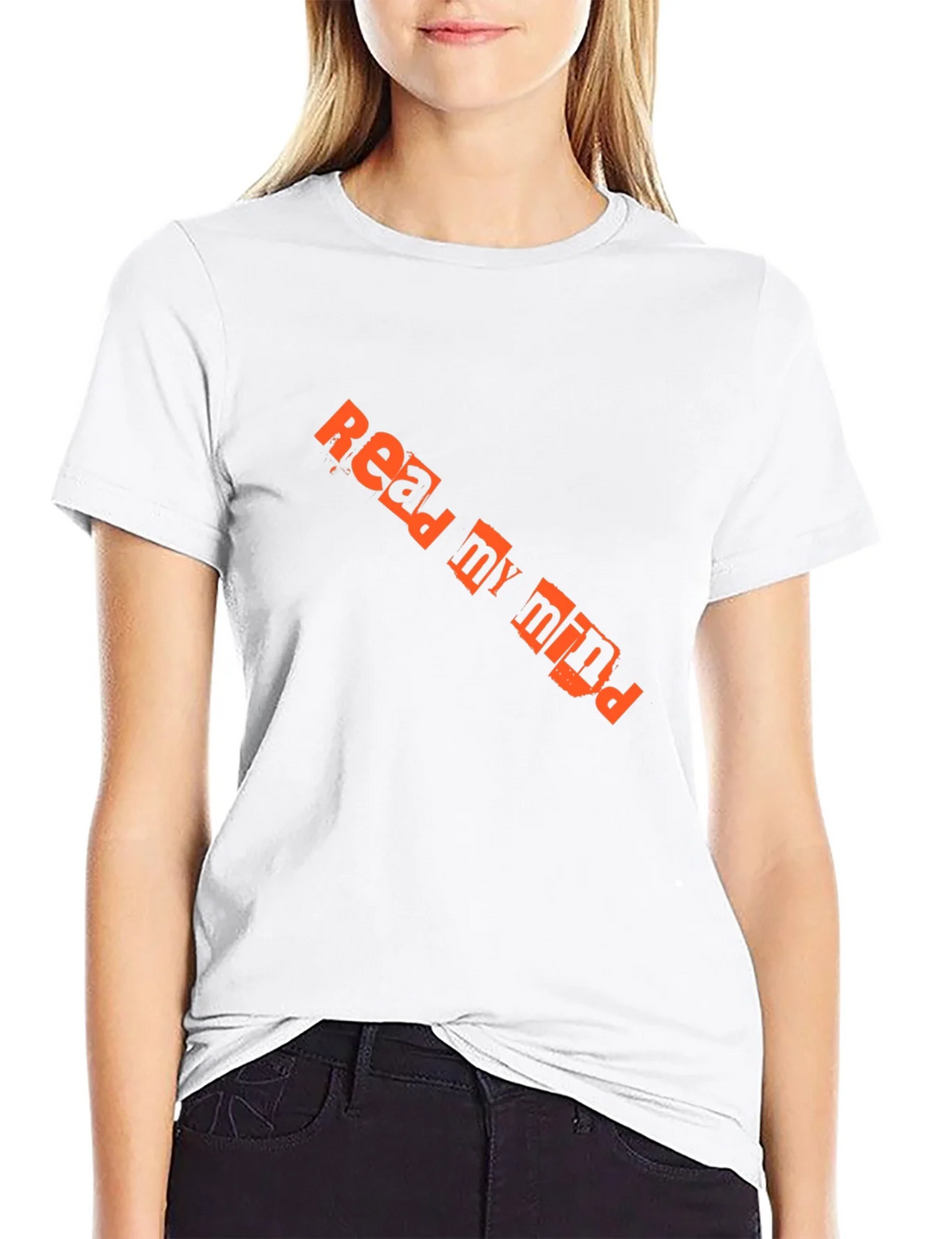 Read My Mind Graphic Tee - Black Cotton Casual Shirt product image 11
