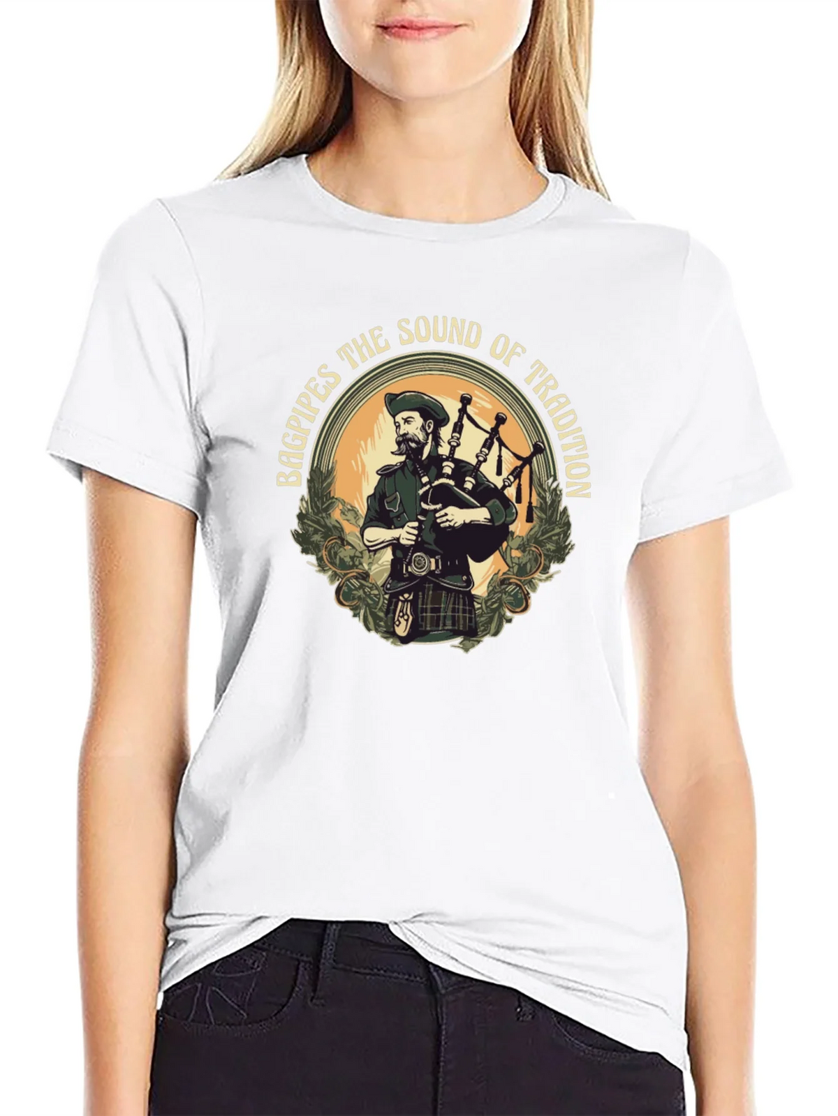 Bagpipes the Sound of Tradition Graphic T-Shirt product image 11