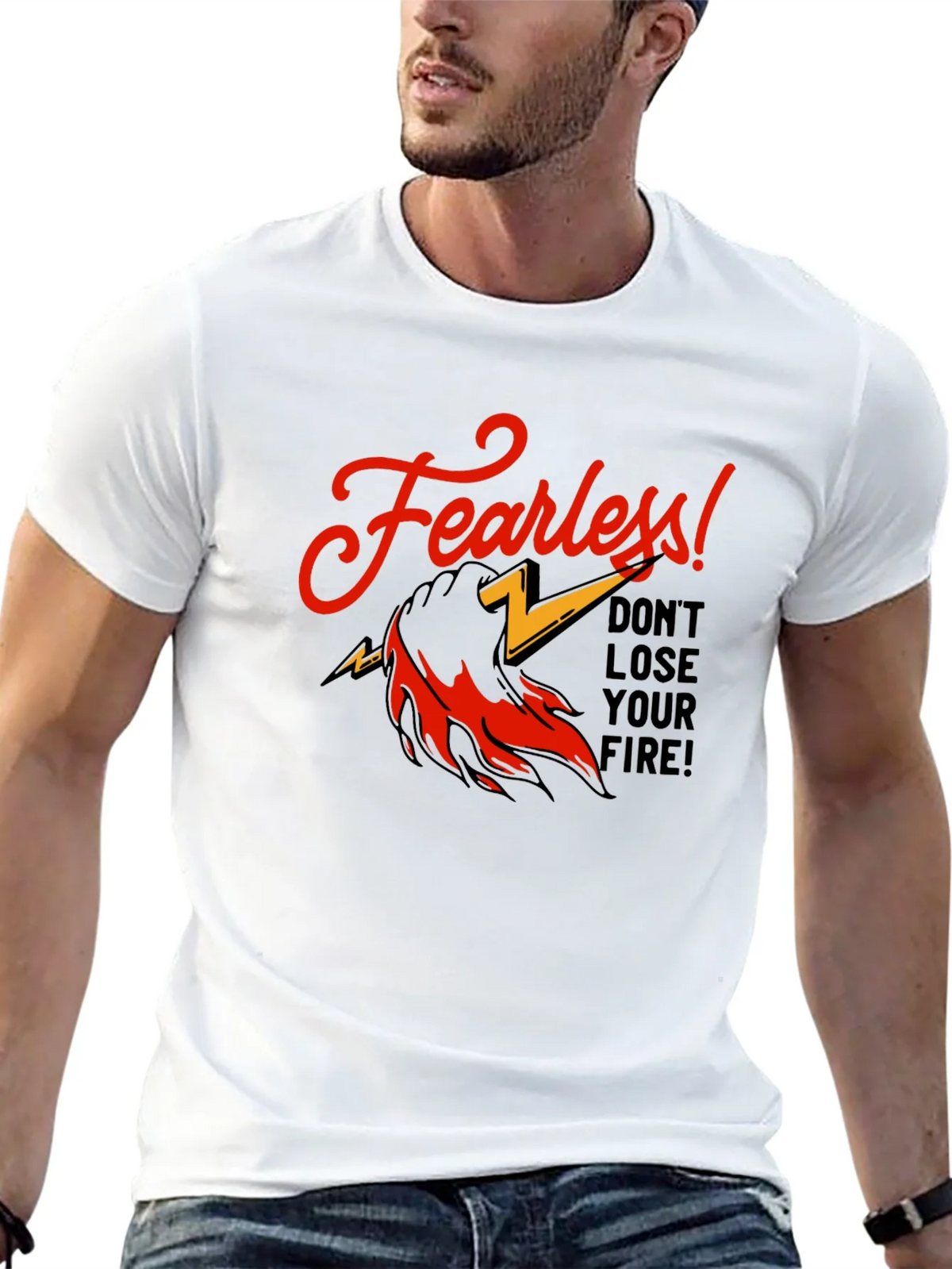 Fearless Graphic Print T-Shirt product image 4