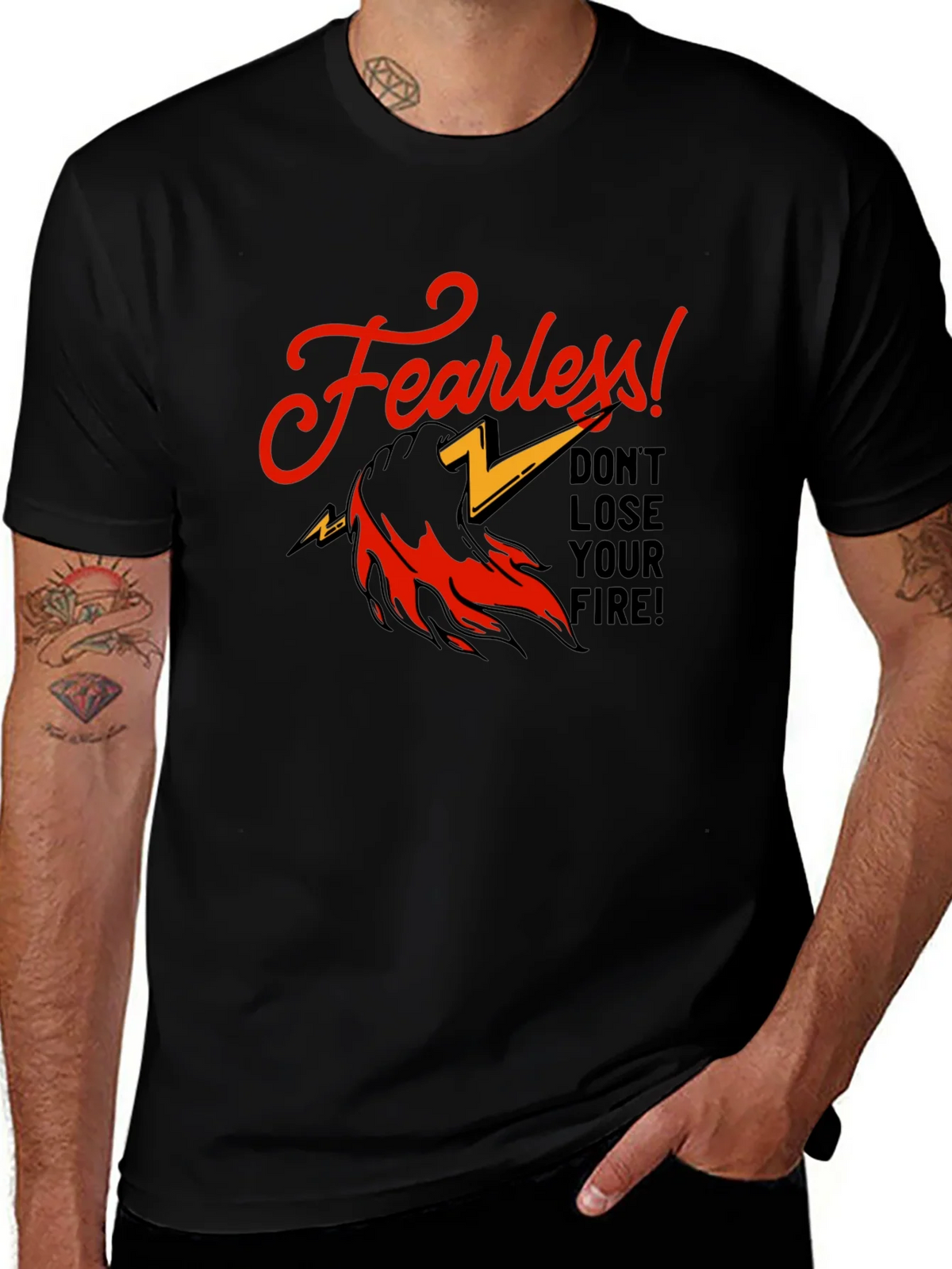Fearless Graphic Print T-Shirt product image 1