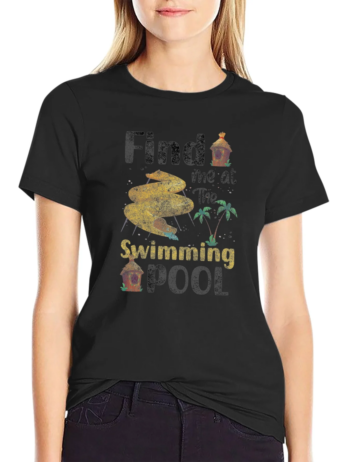 Find Me at the Swimming Pool T-Shirt product image 5