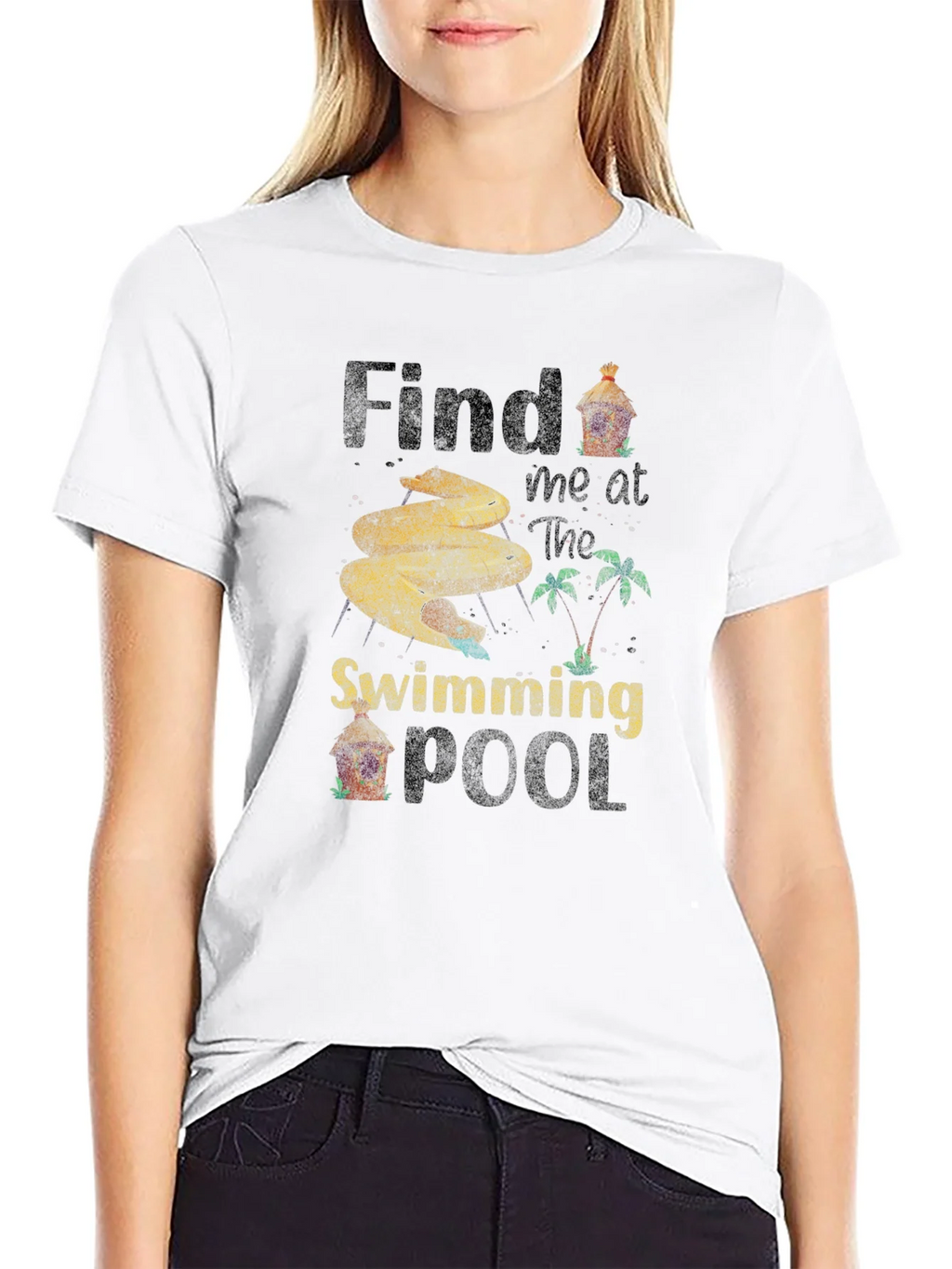 Find Me at the Swimming Pool T-Shirt product image 11