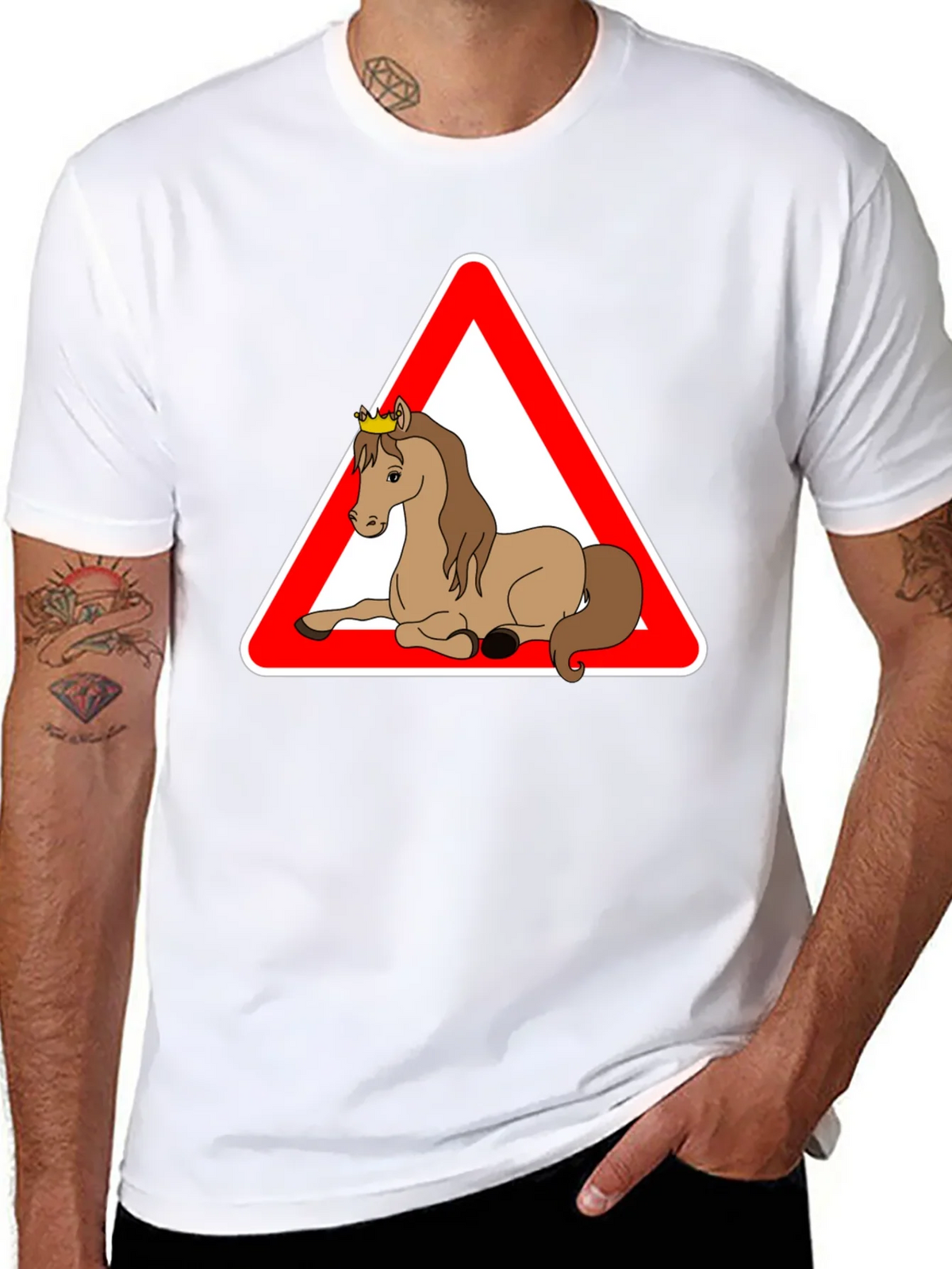 Novelty Horse Crossing T-Shirt product image 10
