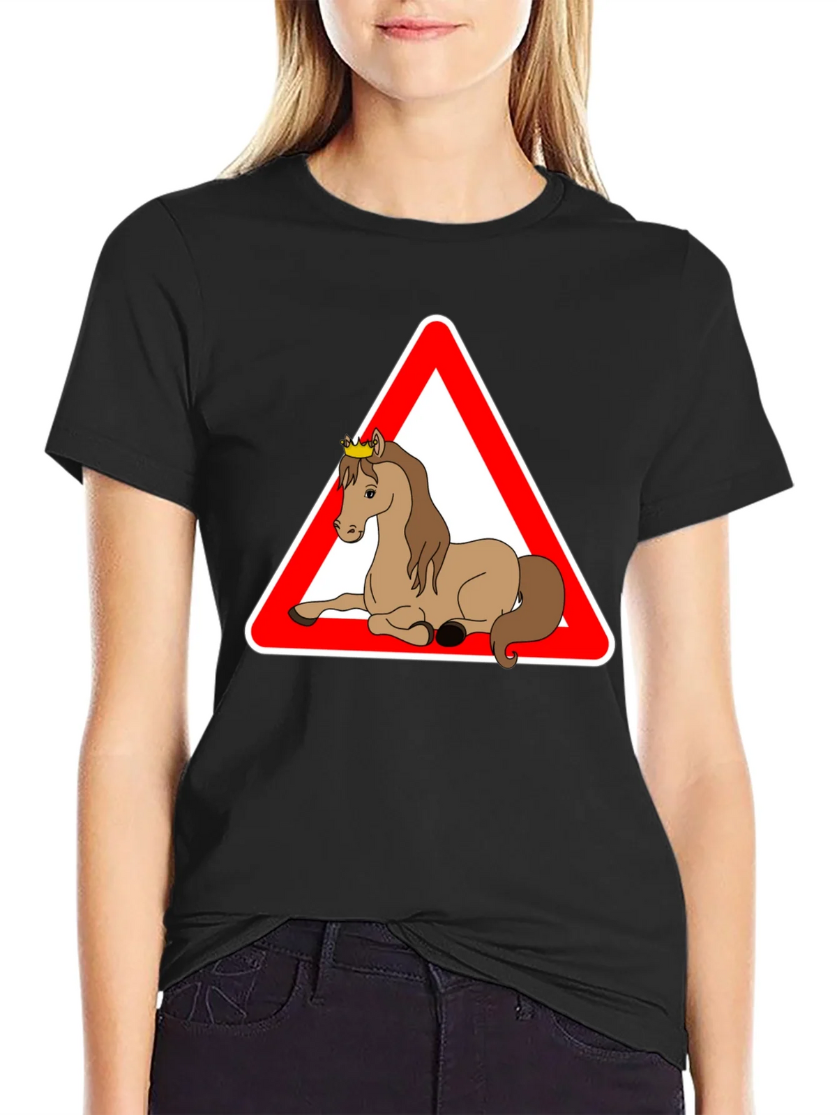 Novelty Horse Crossing T-Shirt product image 5