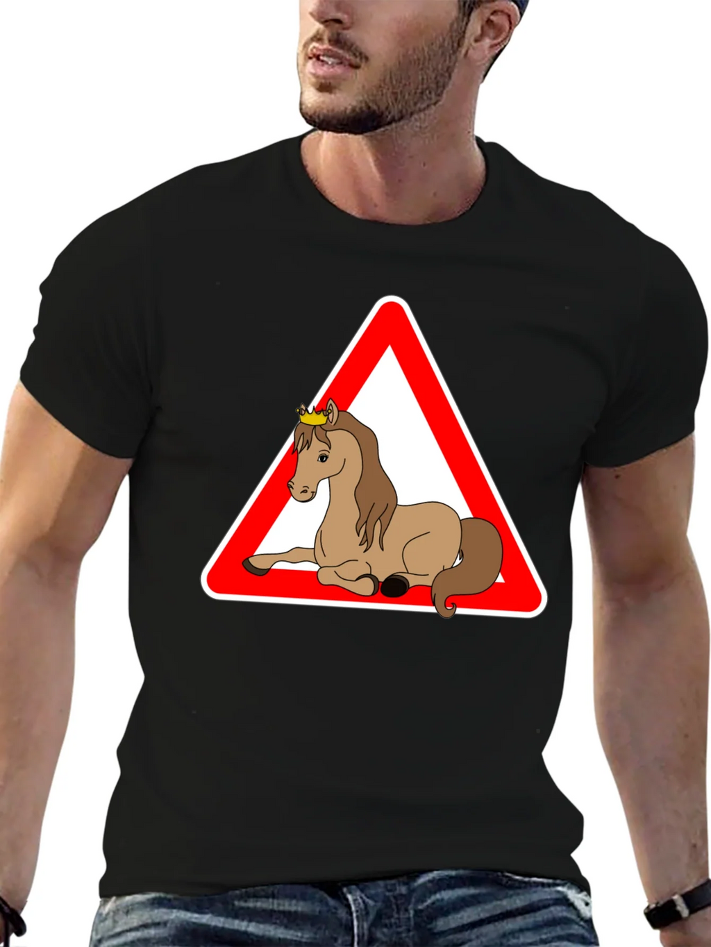 Novelty Horse Crossing T-Shirt product image 9