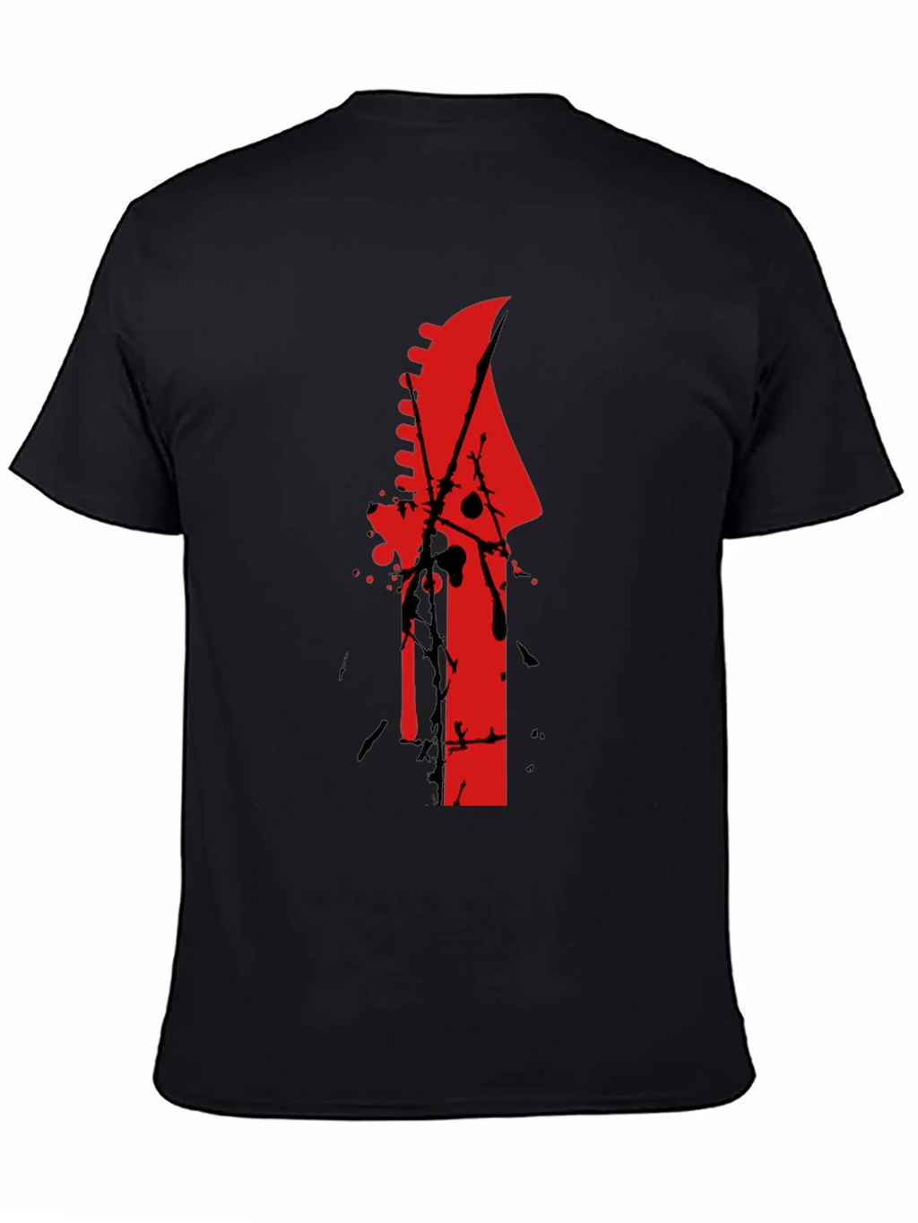Edgy Guitar Headstock T-Shirt product image 7