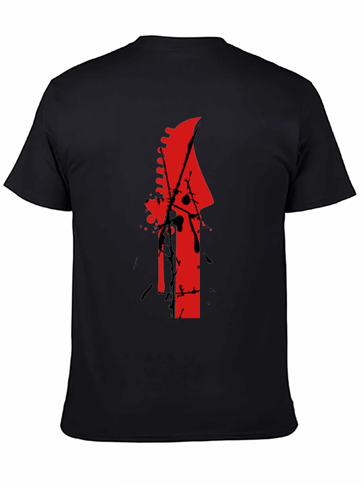 Edgy Guitar Headstock T-Shirt product image 7
