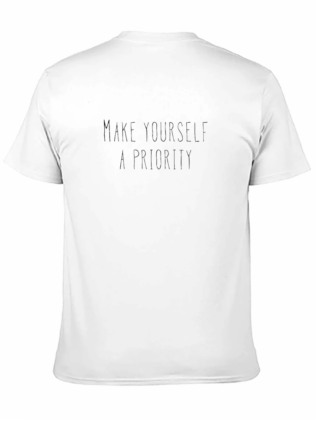 Make Yourself A Priority Black T-Shirt product image 2