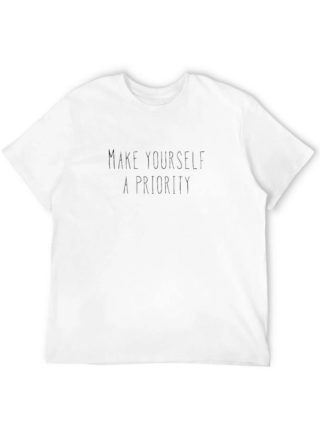 Make Yourself A Priority Black T-Shirt product image 3