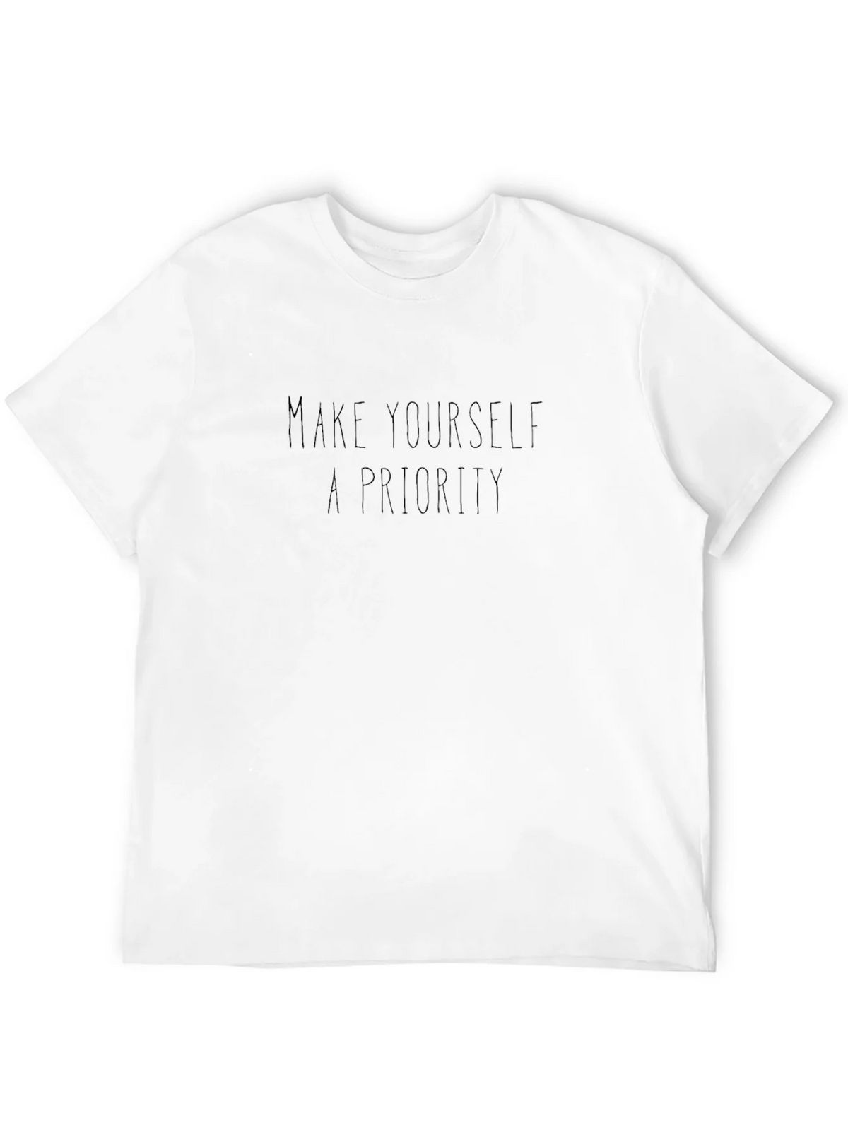 Make Yourself A Priority Black T-Shirt product image 3