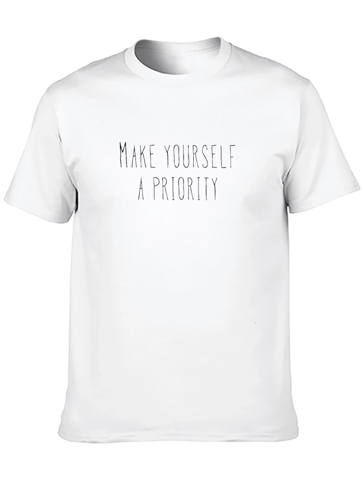 Make Yourself A Priority Black T-Shirt product image 12