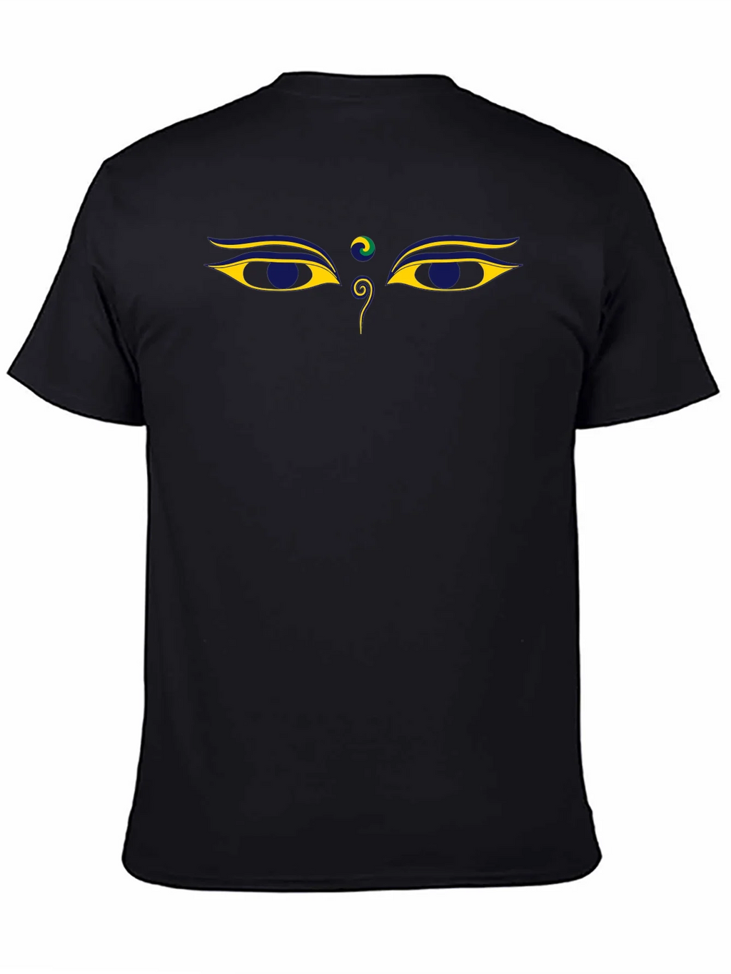 Buddha Eyes Graphic Tee - Black T-Shirt product image 7